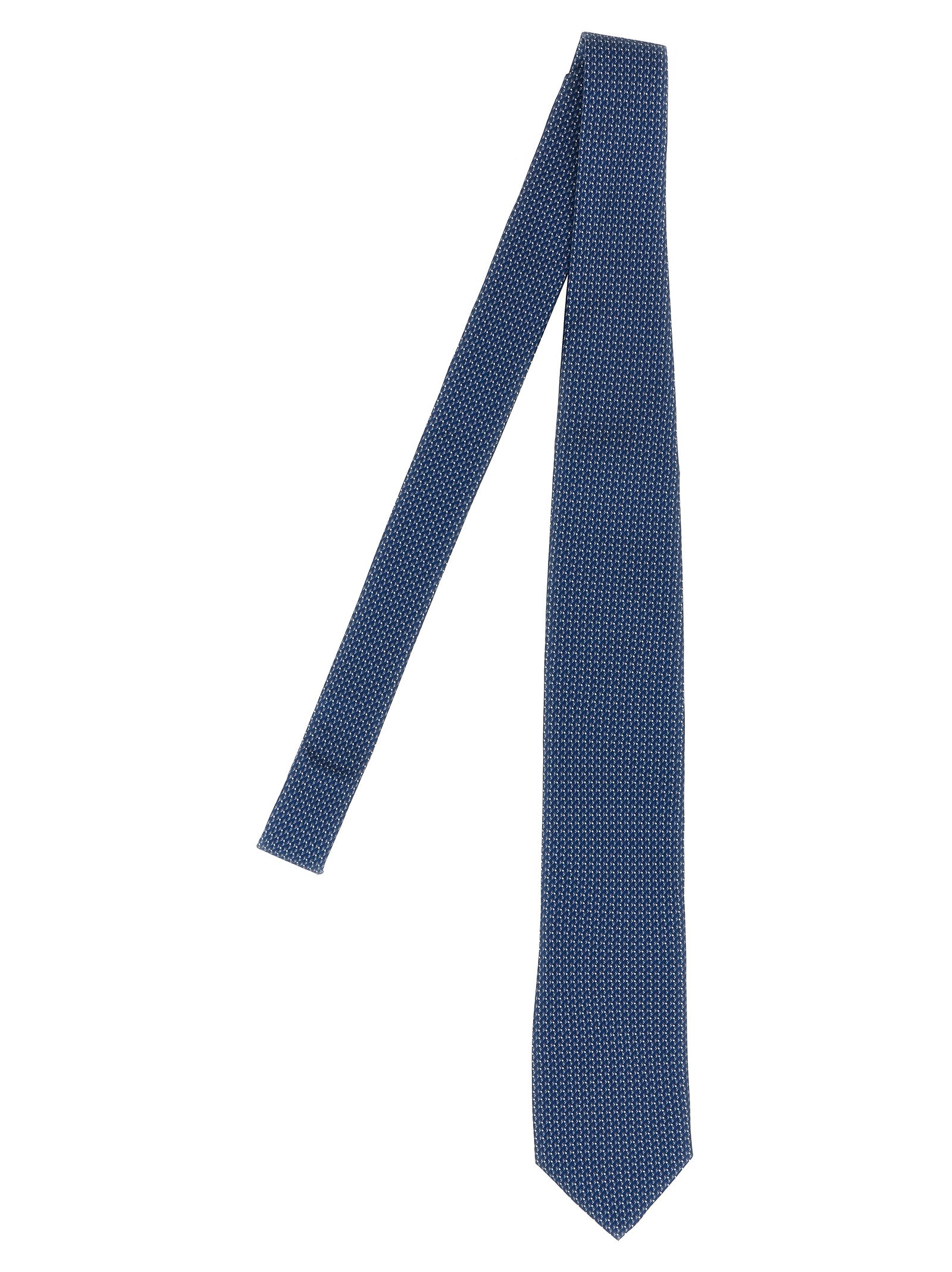 Pal Zileri Blaue Seidenkrawatte