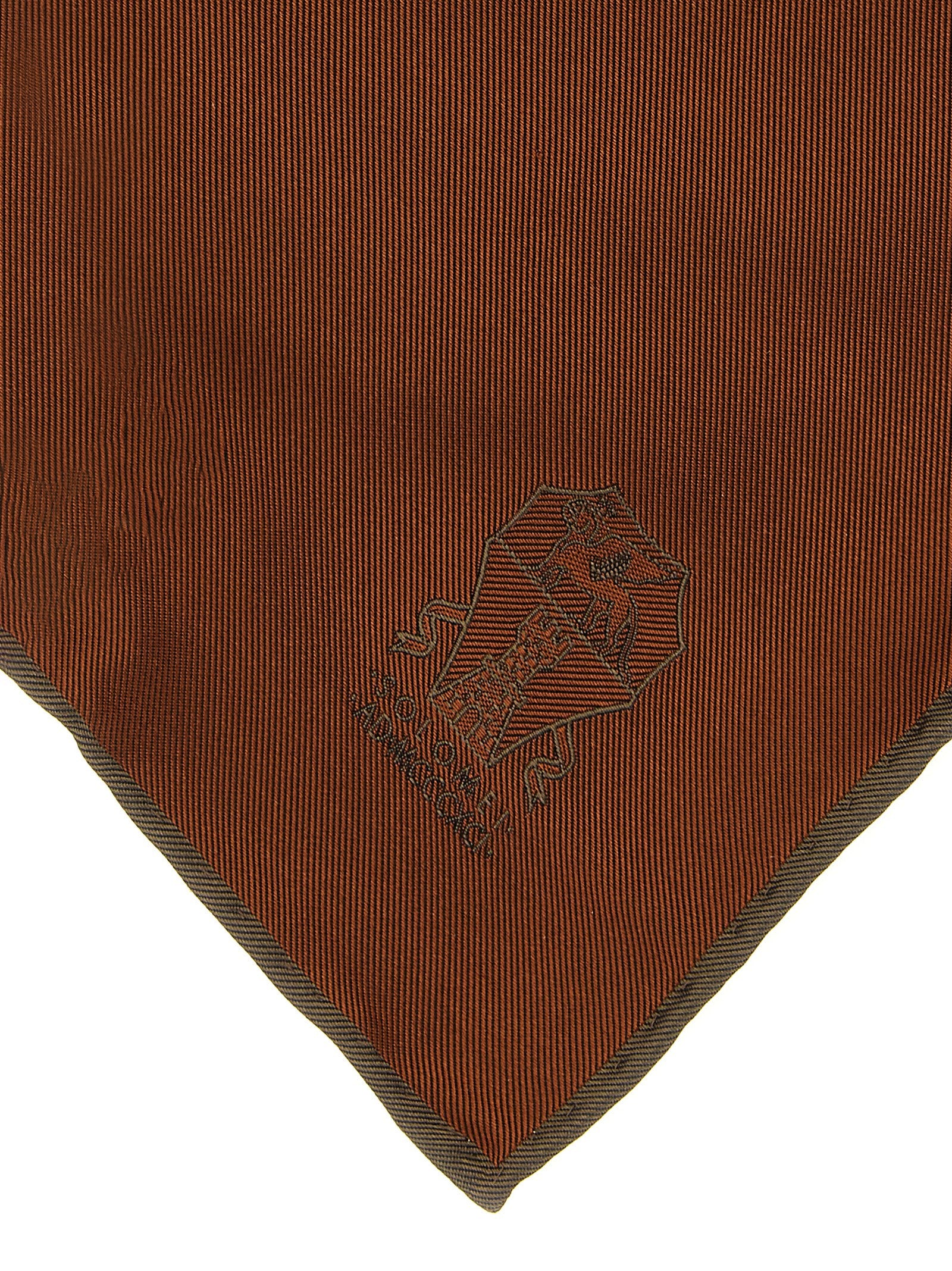 Brunello Cucinelli Brauner Seidenschal