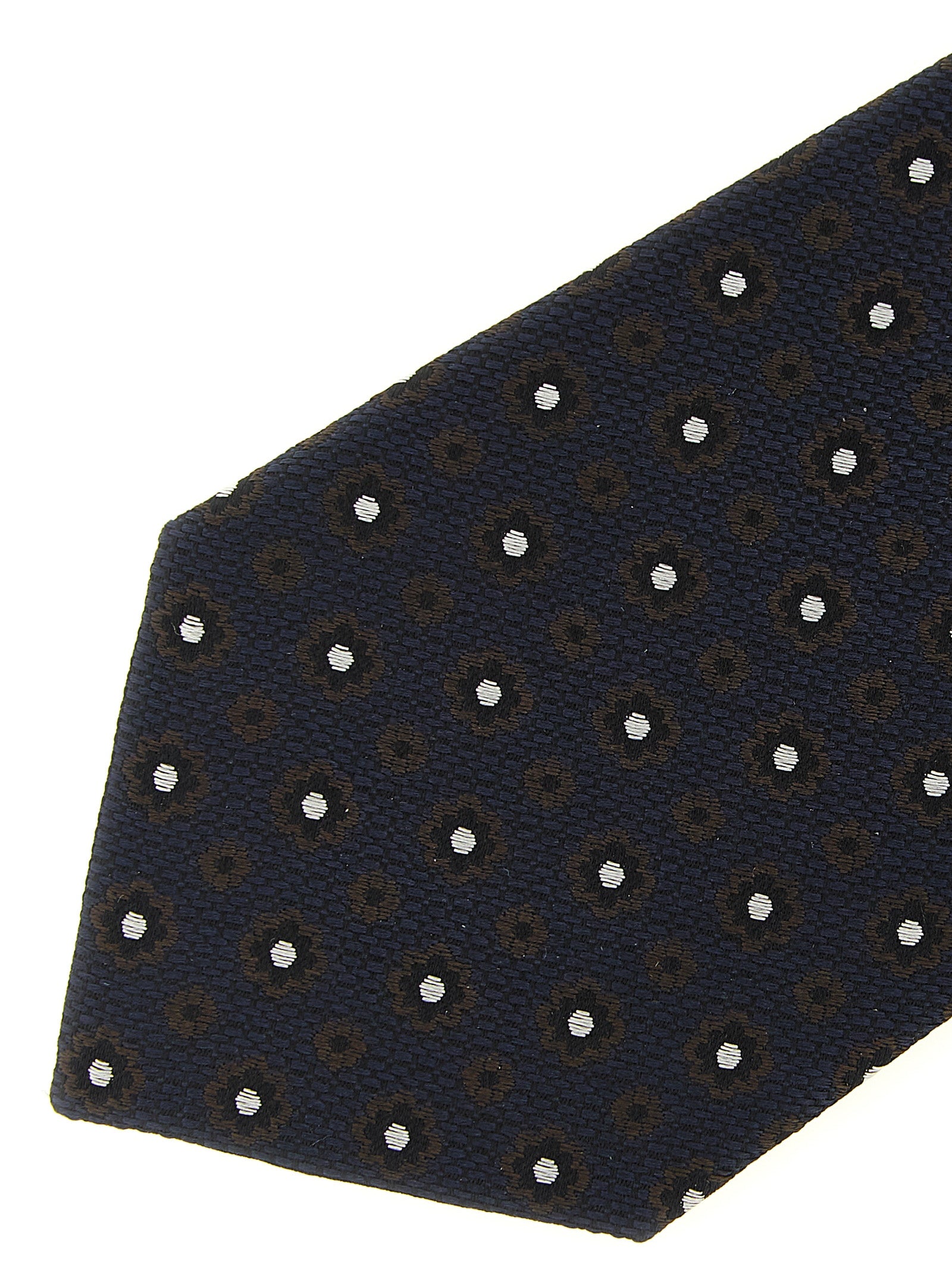 Saint Laurent Blaue Seidenkrawatte