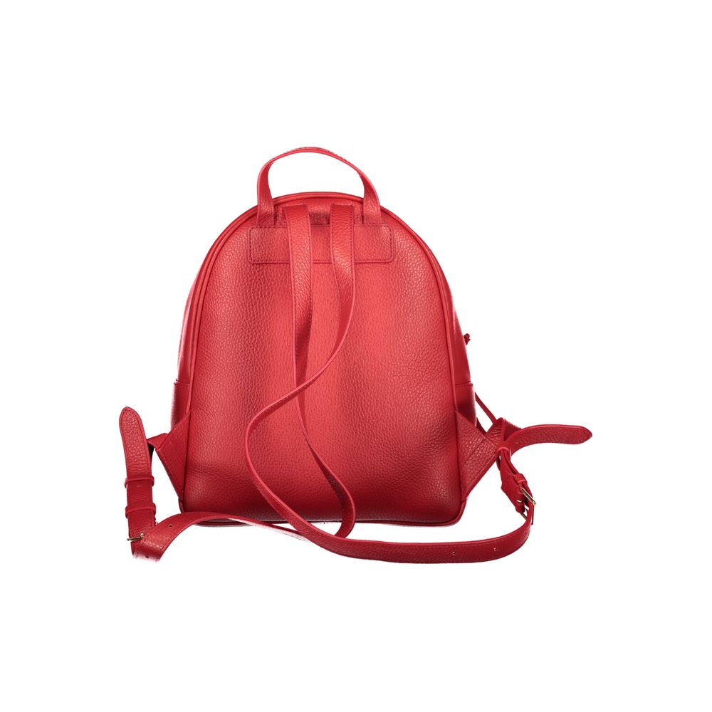 Coccinelle Roter Damenrucksack aus Leder