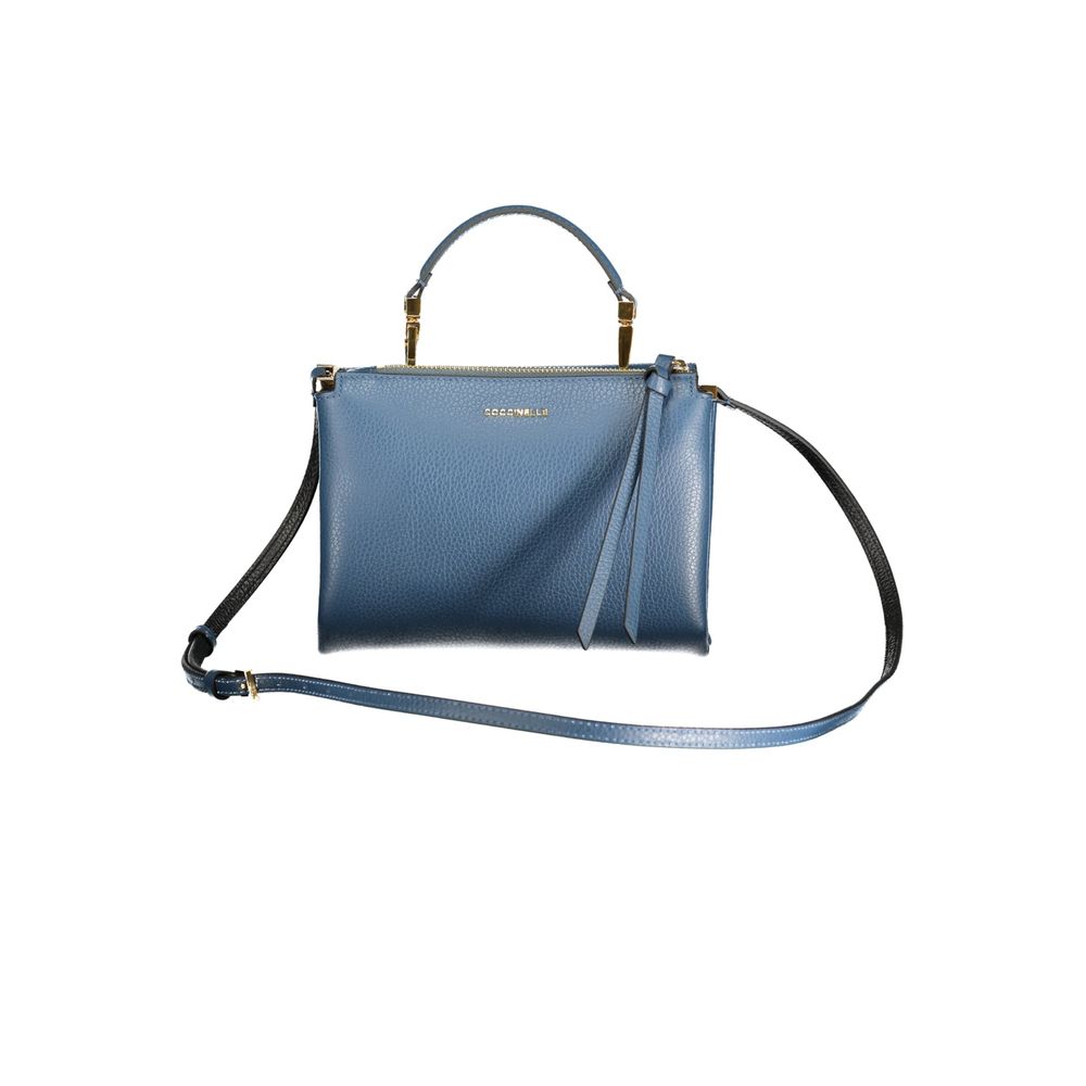Coccinelle Damenhandtasche aus blauem Leder