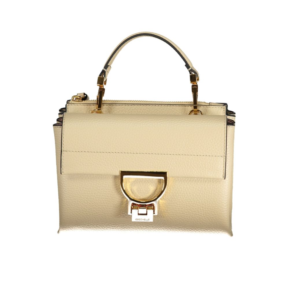 Coccinelle Beige Leder Damentasche
