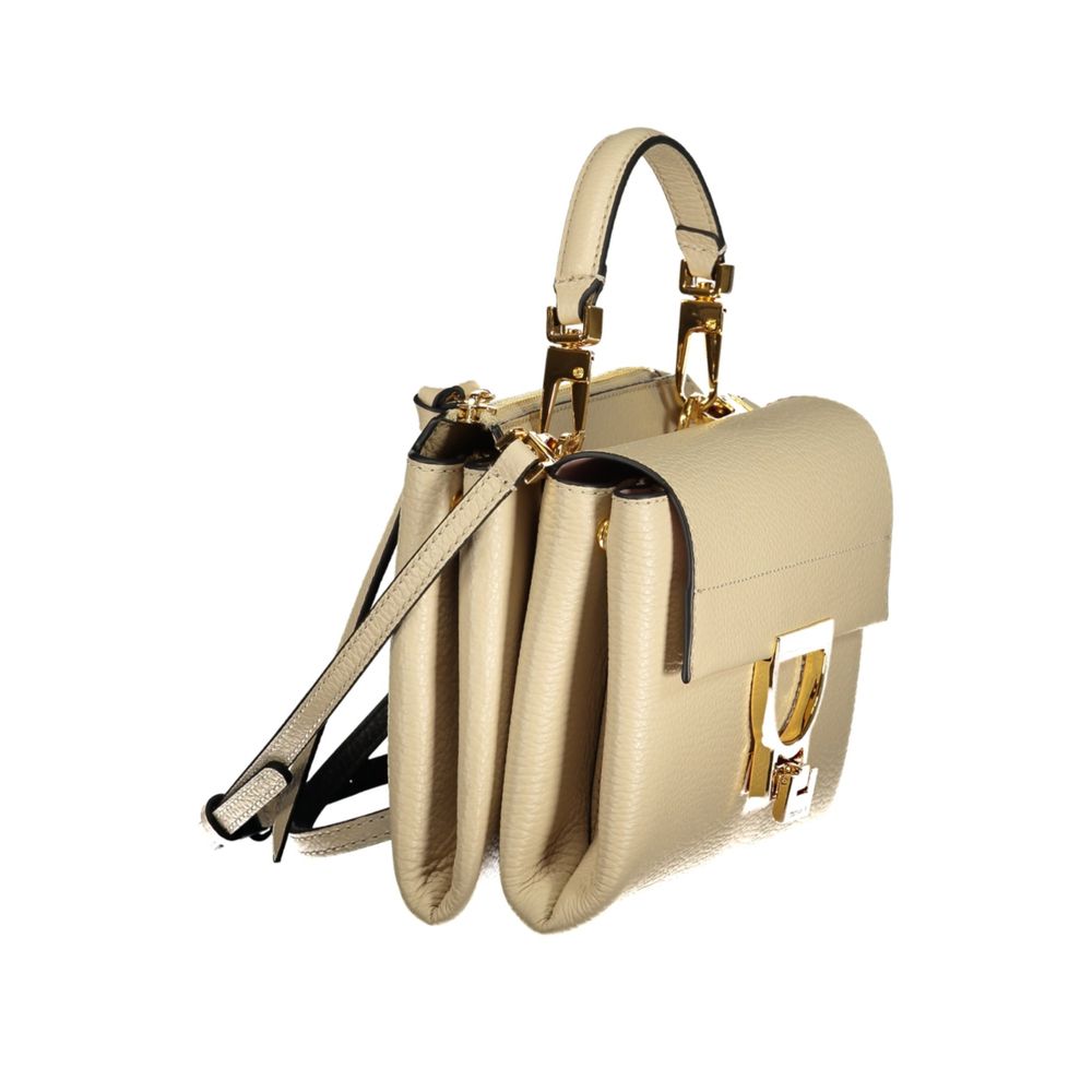 Coccinelle Beige Leder Damentasche