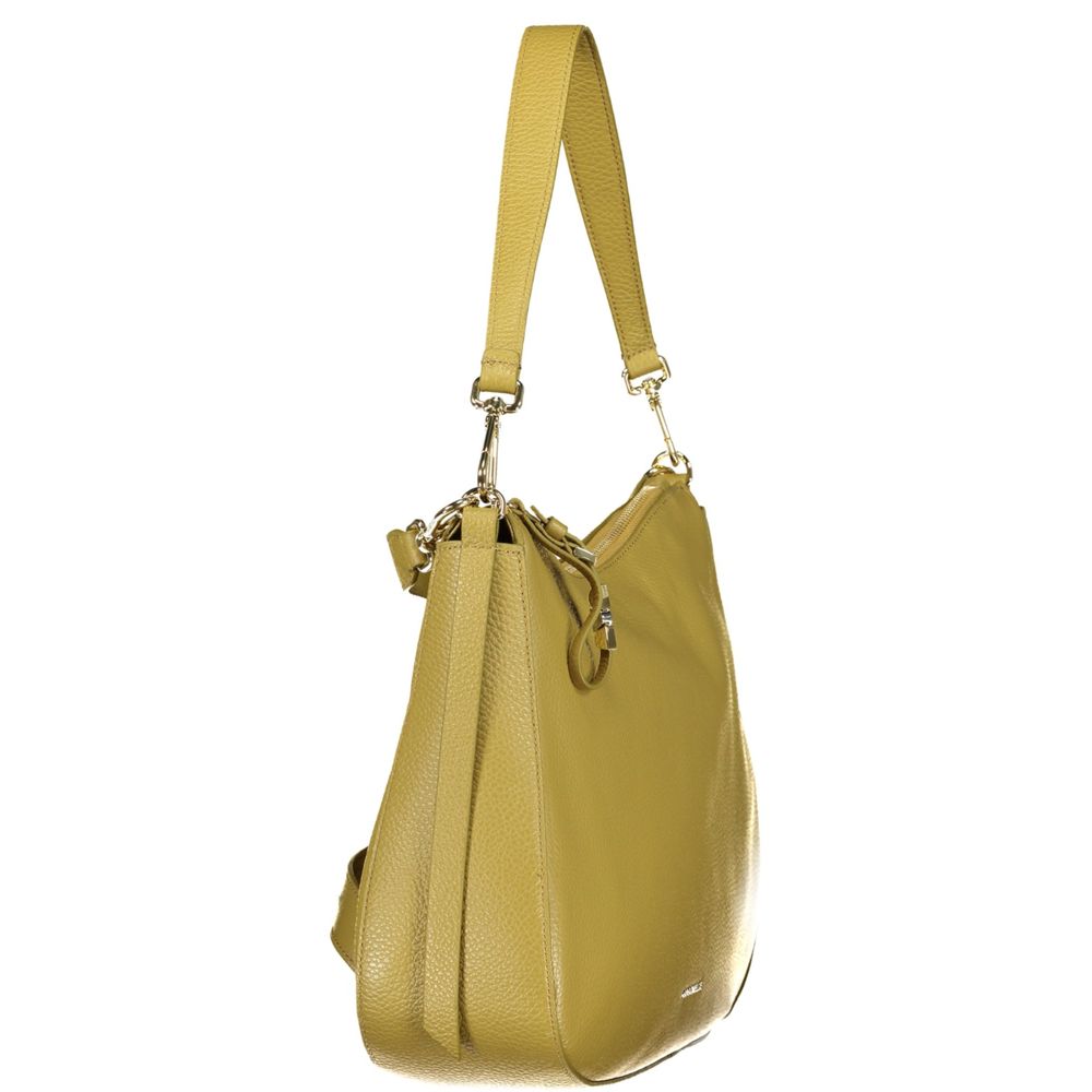 Coccinelle Verde Leder Damentasche mit verstellbarem Riemen