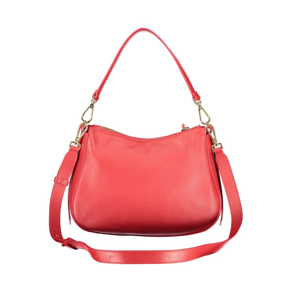 Coccinelle Rote Lederhandtasche
