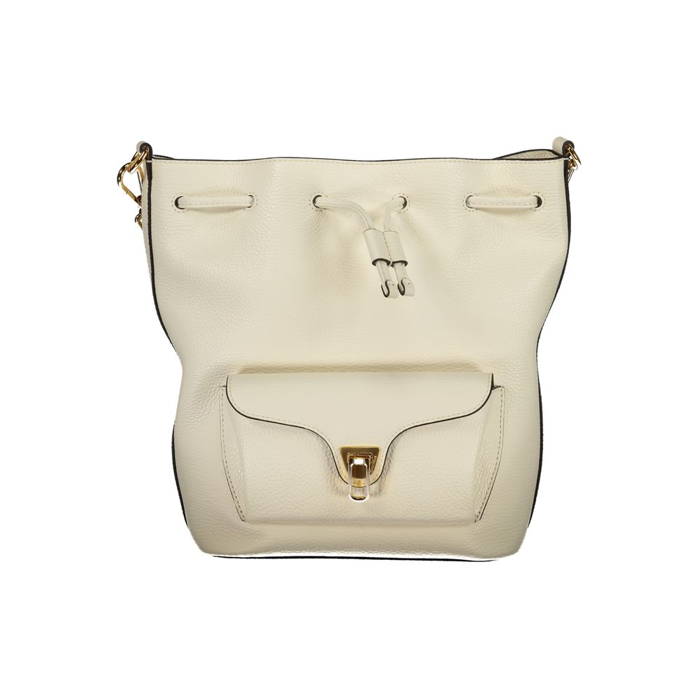 Coccinelle Weiße Ledertasche