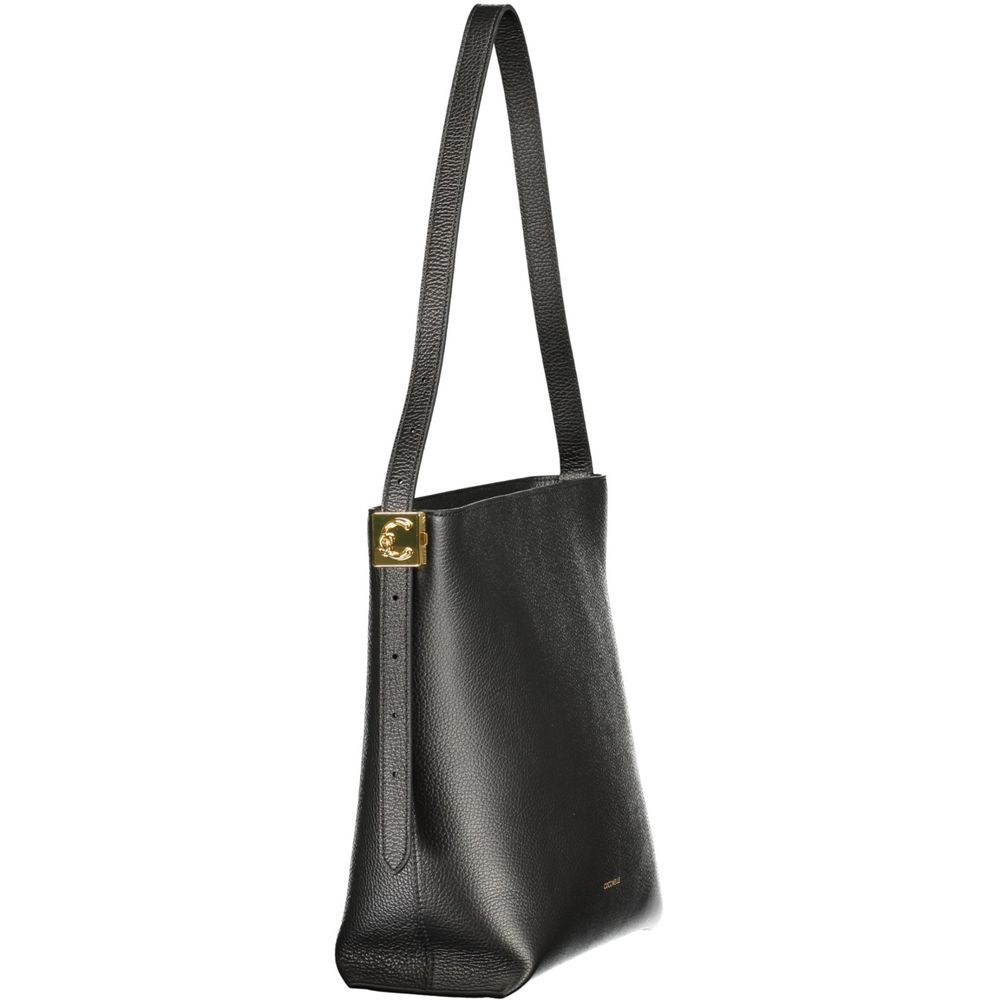 Coccinelle Schwarze Leder Damentasche