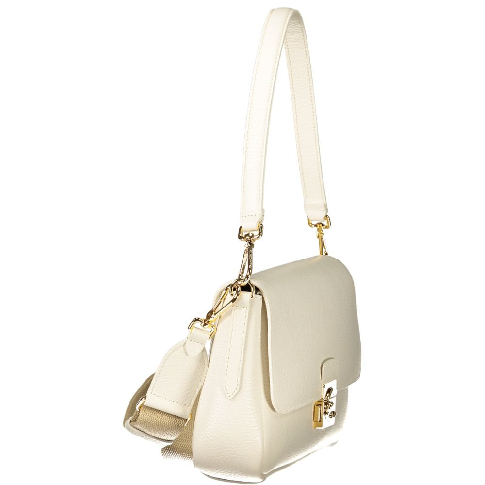 Coccinelle Weiße Ledertasche