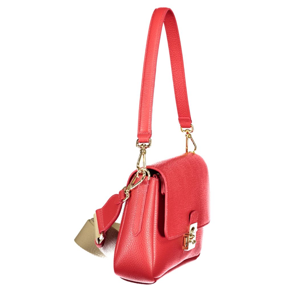 Coccinelle Rote Lederhandtasche
