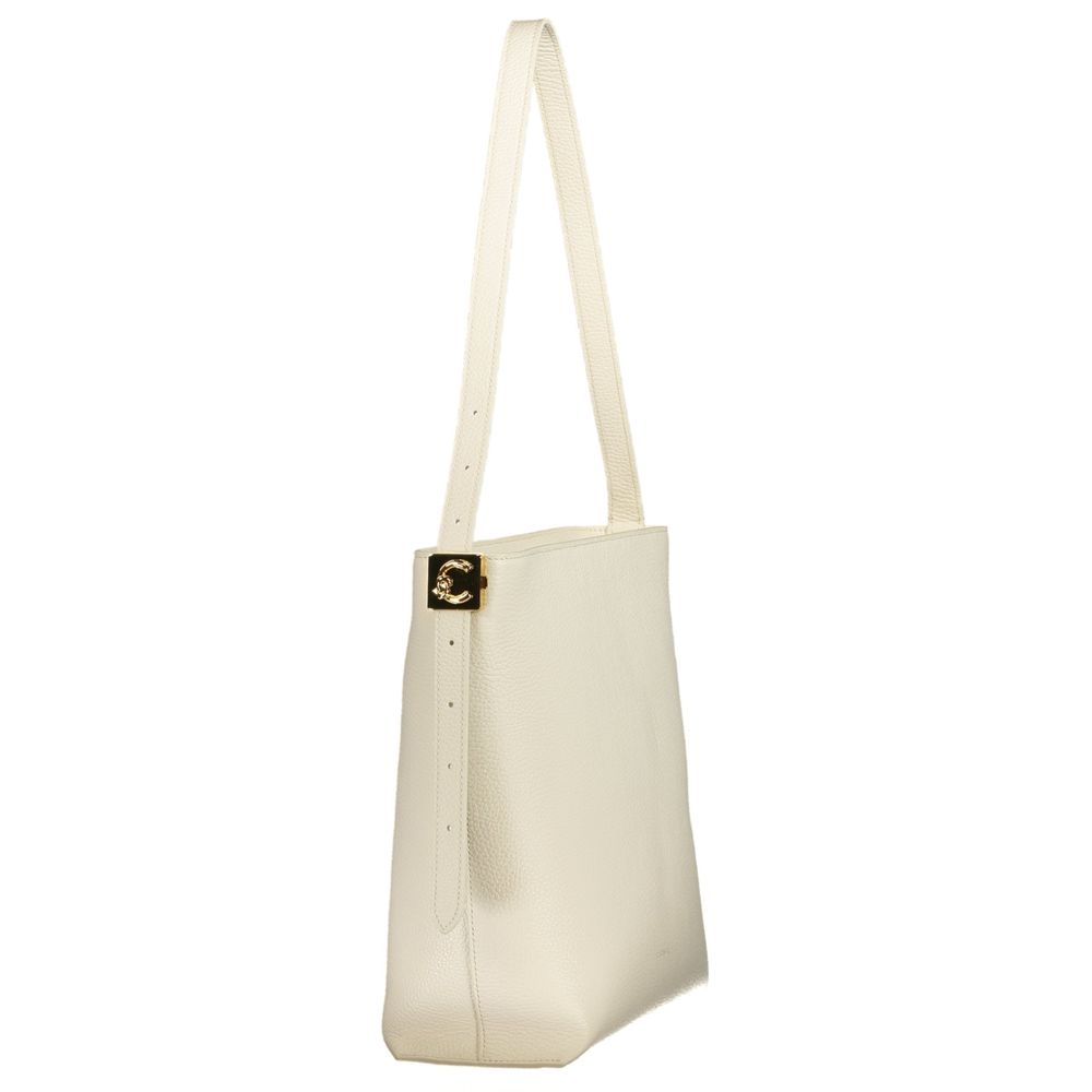 Coccinelle Weiße Ledertasche
