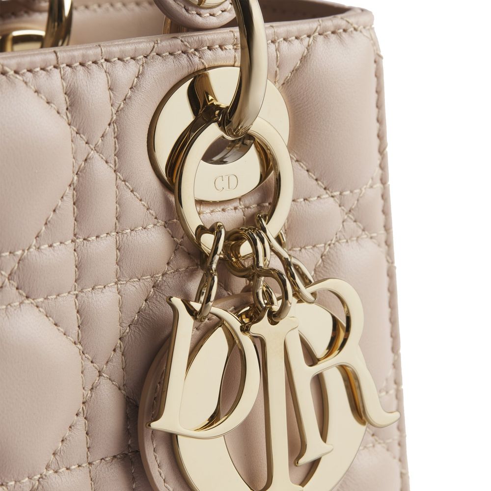 Dior Beige Lammleder-Schultertasche