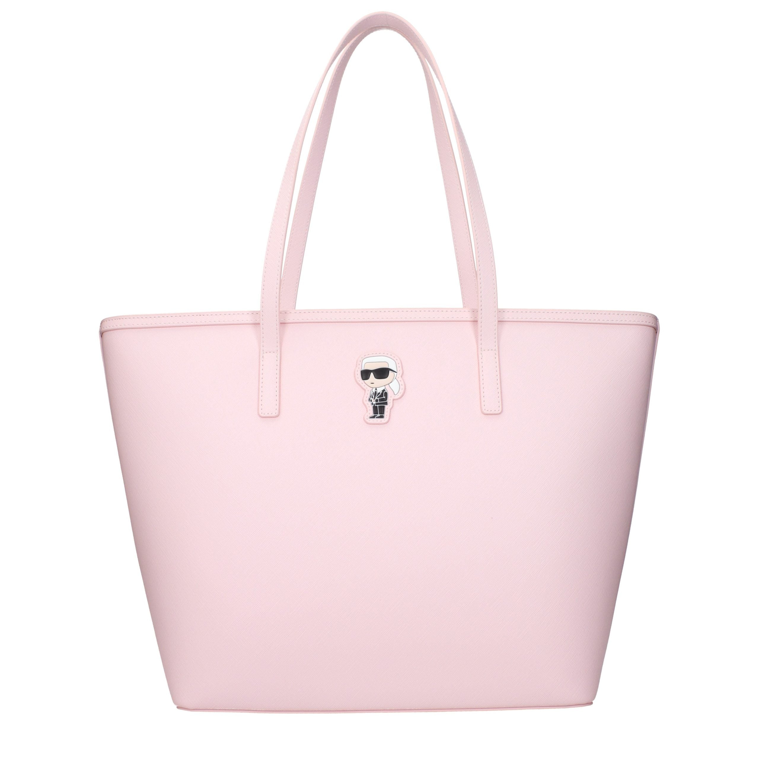 Karl Lagerfeld Schultertasche aus Polyethylen in Pink