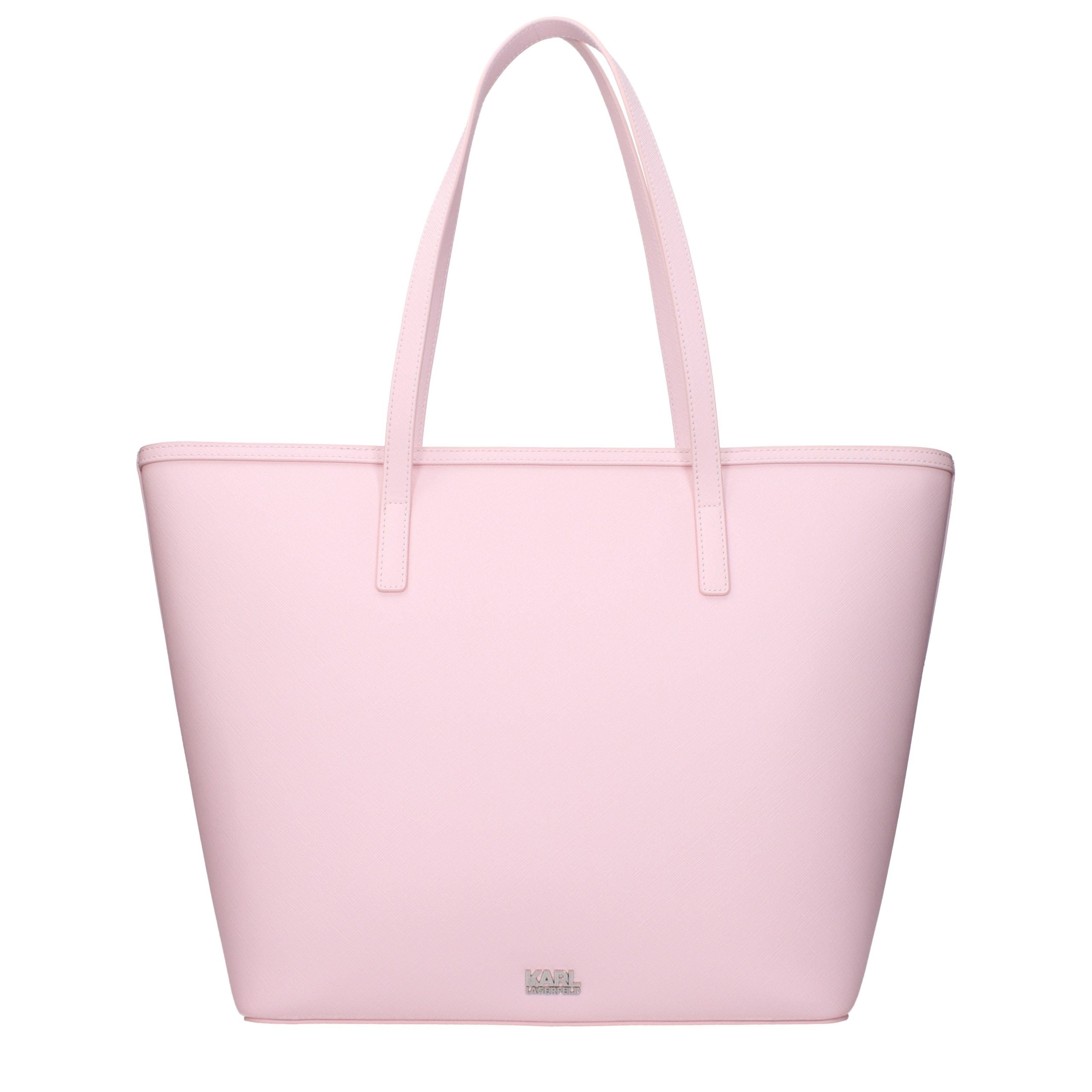 Karl Lagerfeld Schultertasche aus Polyethylen in Pink