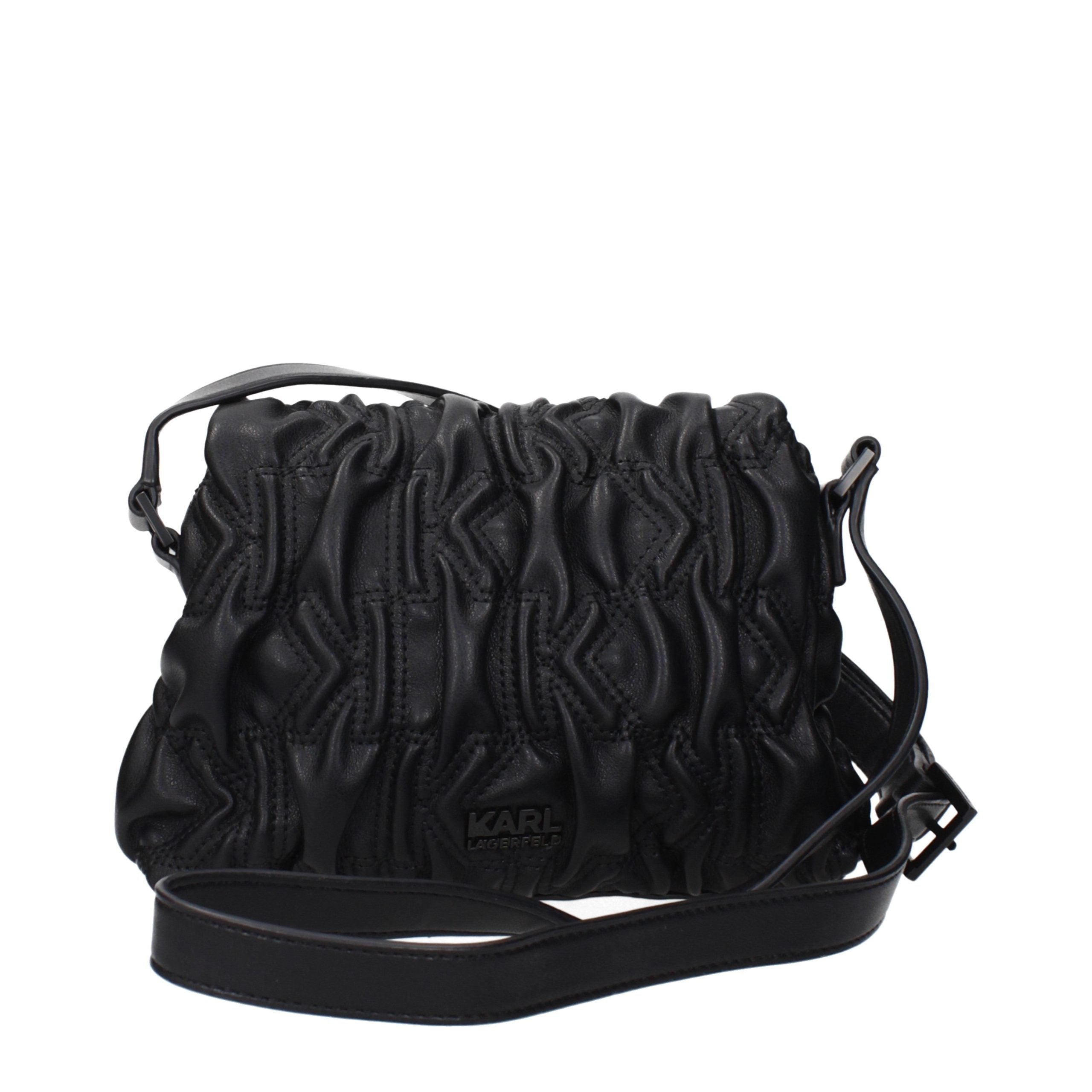 Karl Lagerfeld Schwarze Crossbody-Tasche aus Polyester