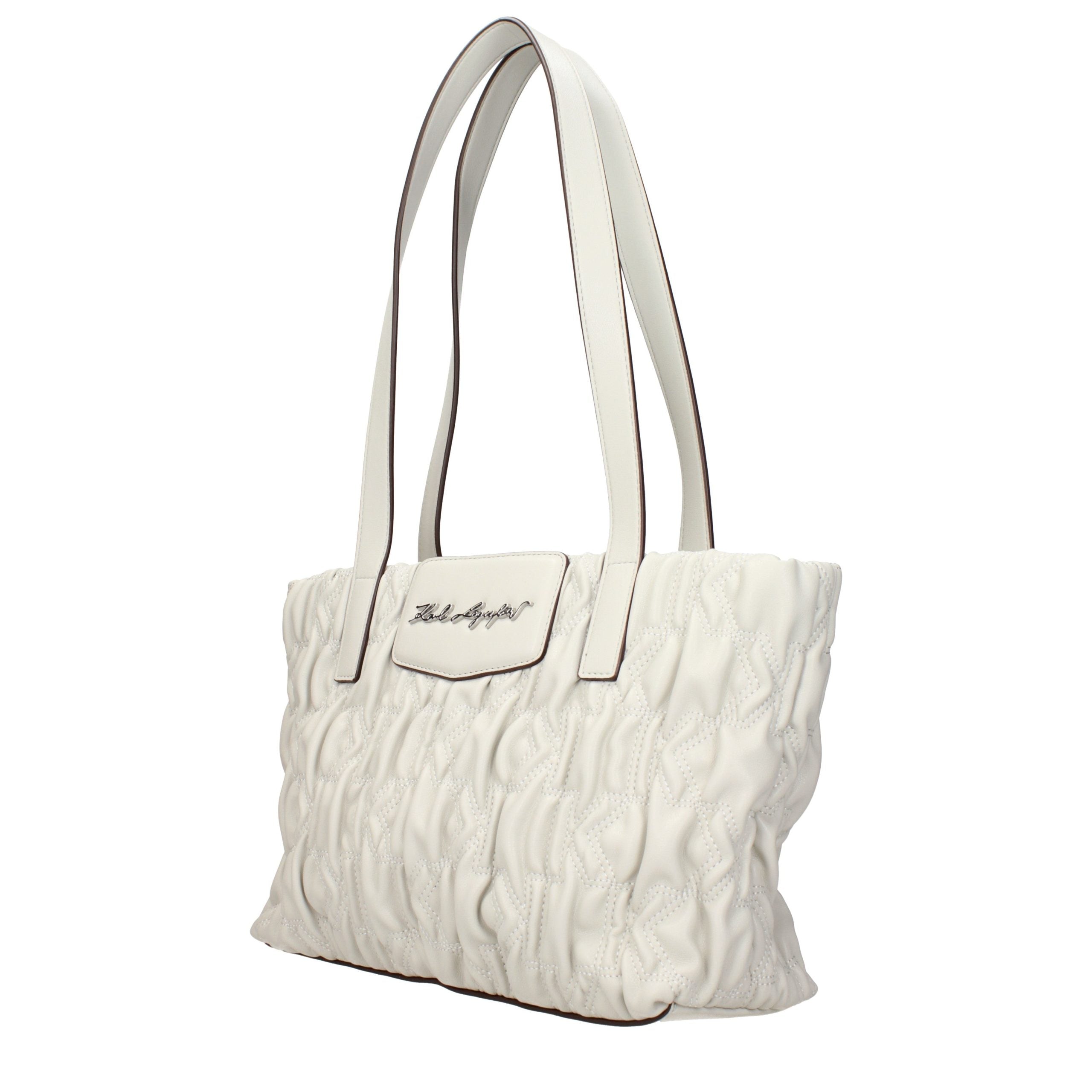 Karl Lagerfeld Graue Schultertasche aus Polyester