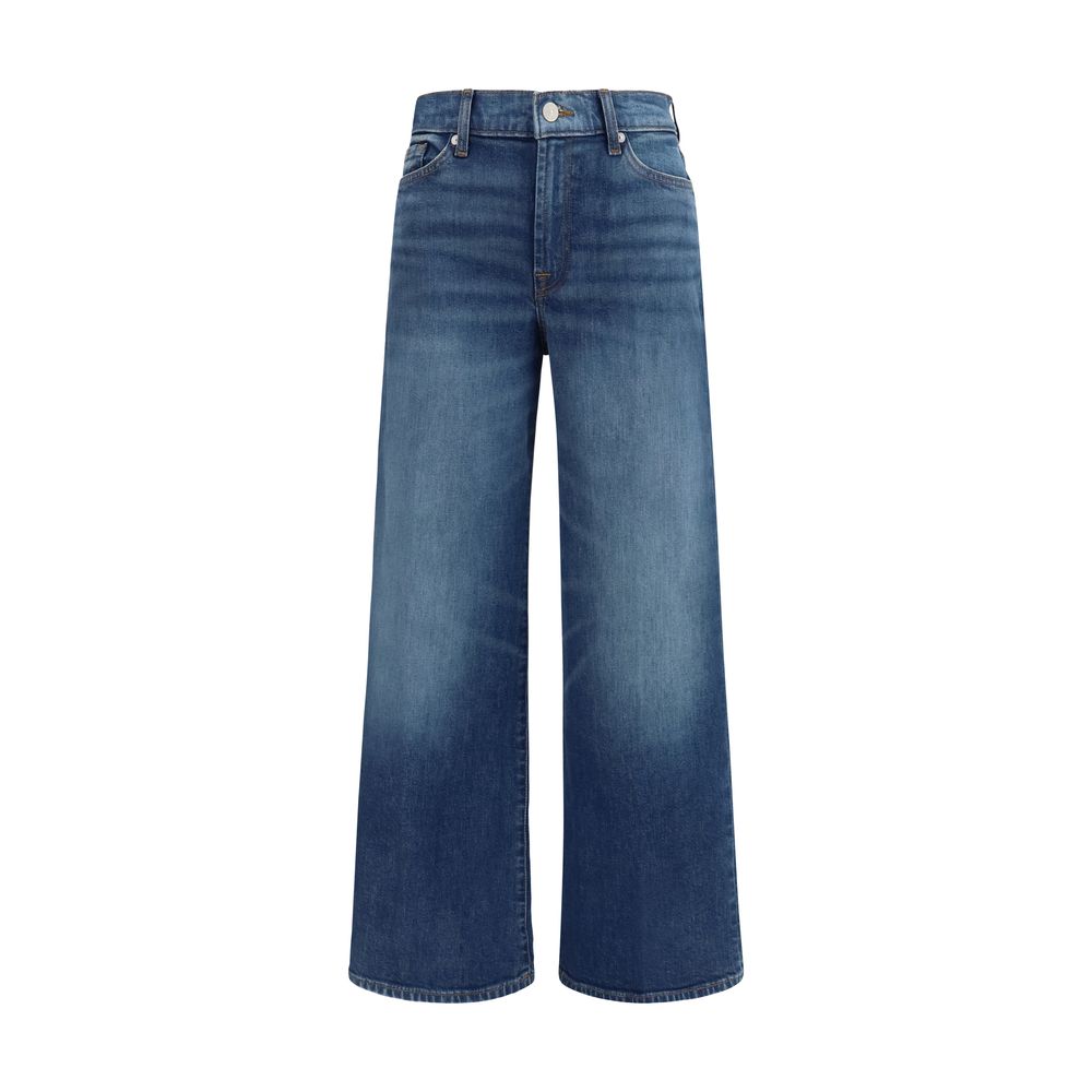 7FOR Blaue Baumwolljeans Denim