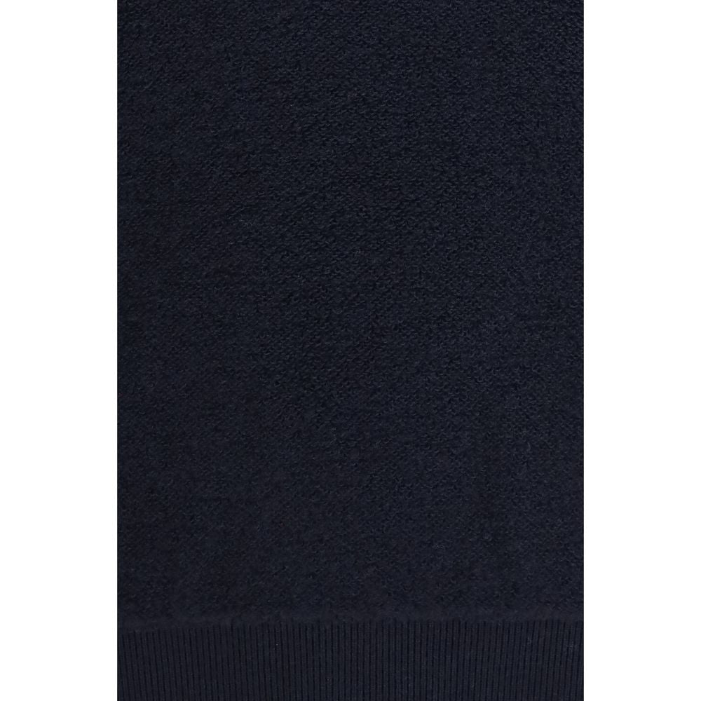 Piacenza Cashmere Blauer Wollpullover Oves Aries