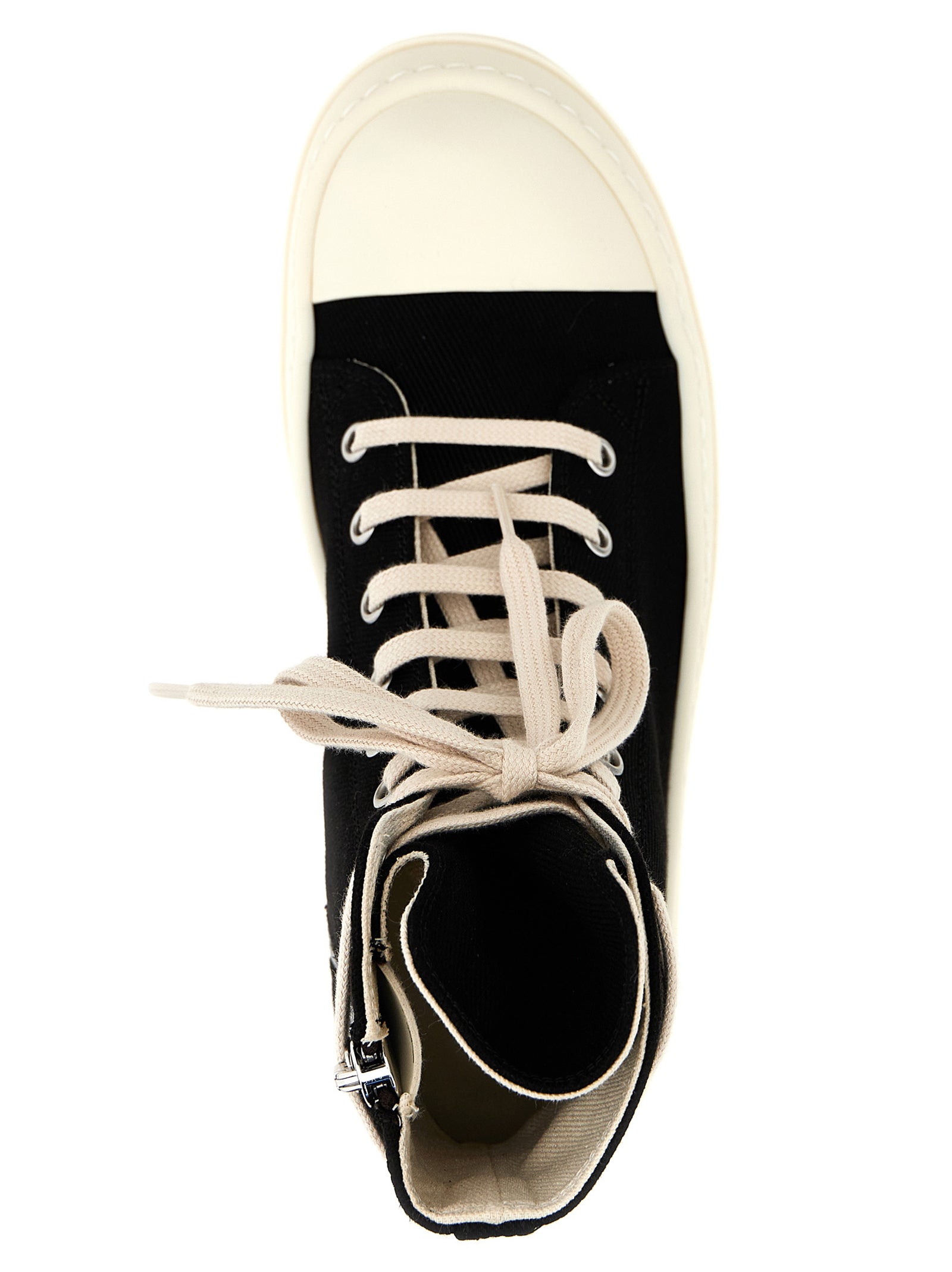 DRKSHDW Schwarze High-Top-Sneaker aus Baumwolle