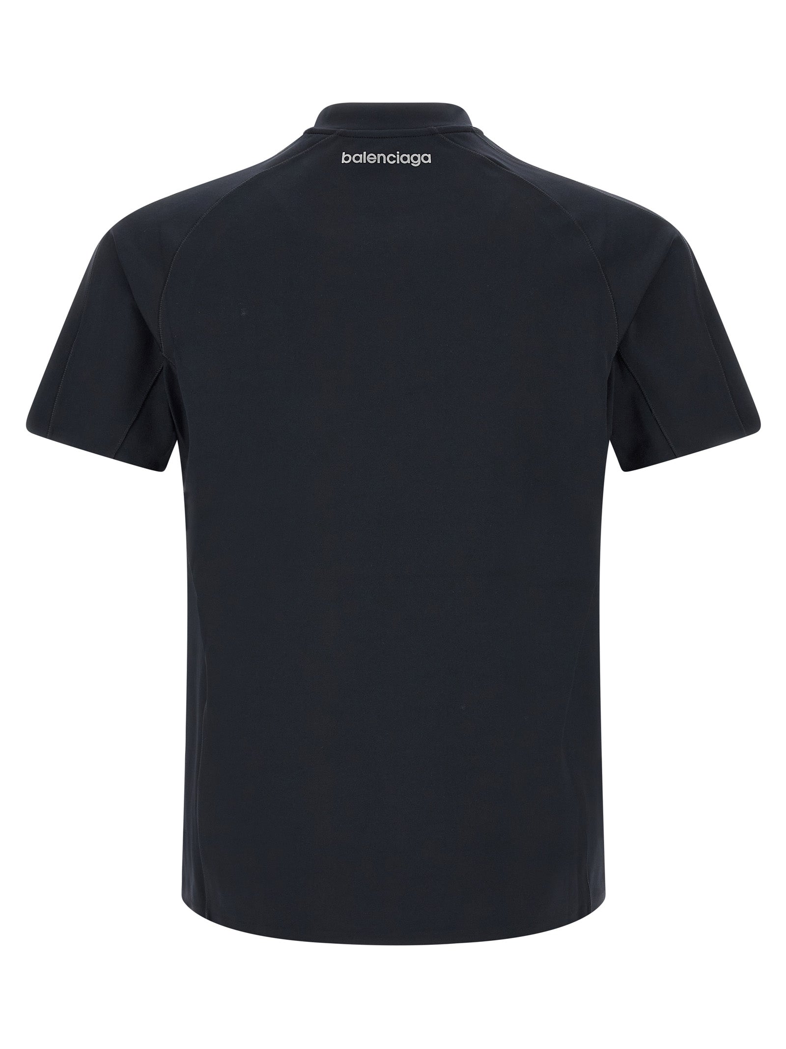 Balenciaga Blaues Polyamid-T-Shirt