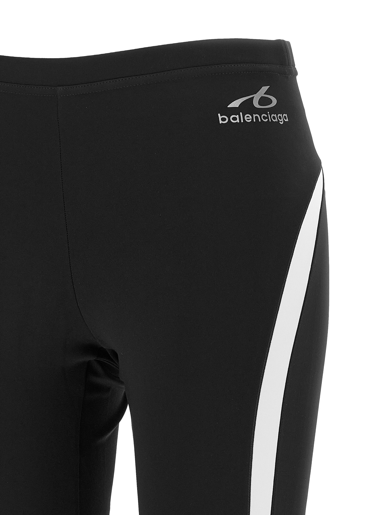 Balenciaga Schwarze Polyamid-Leggings
