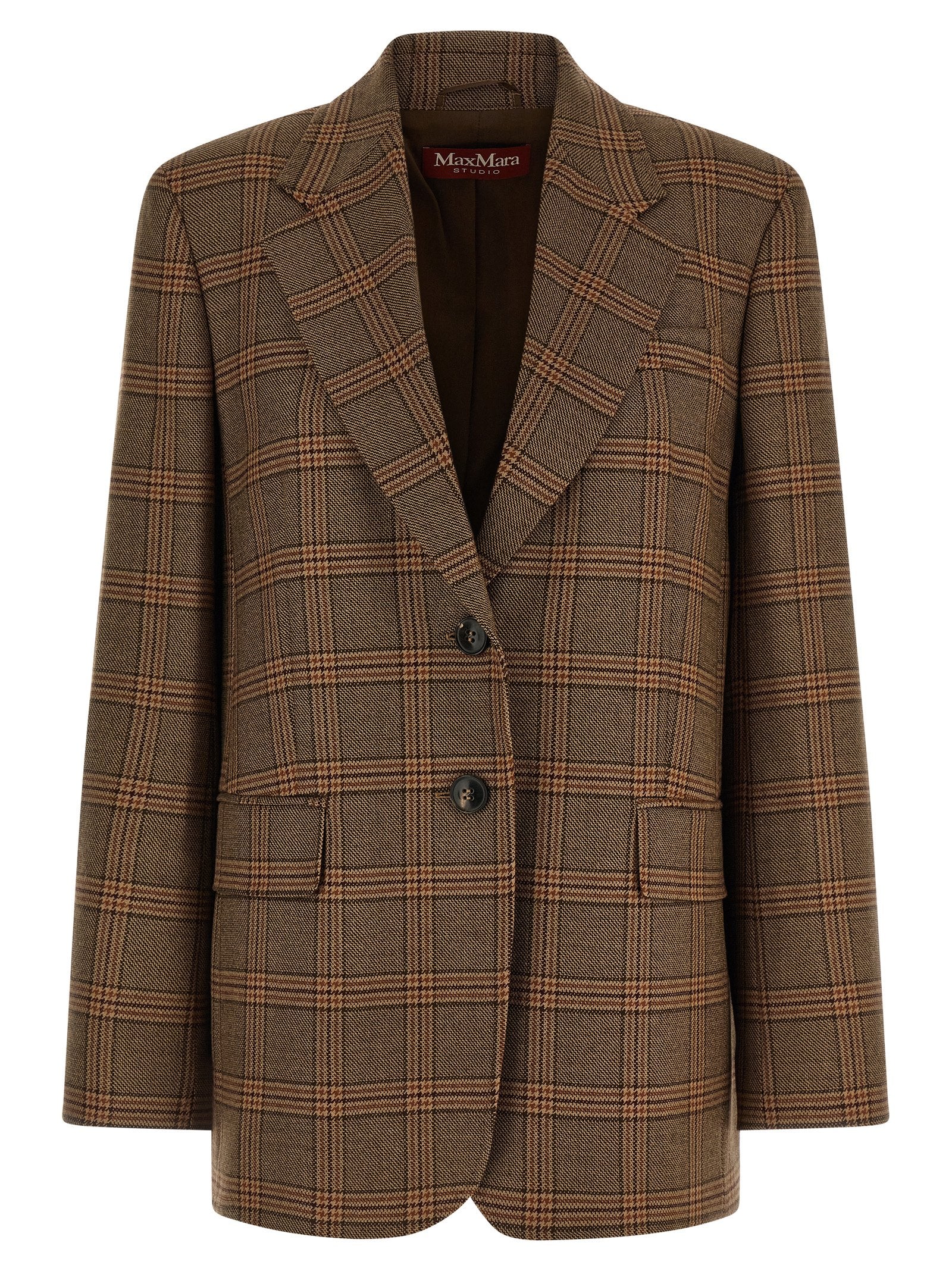 Max Mara Brauner Wollblazer
