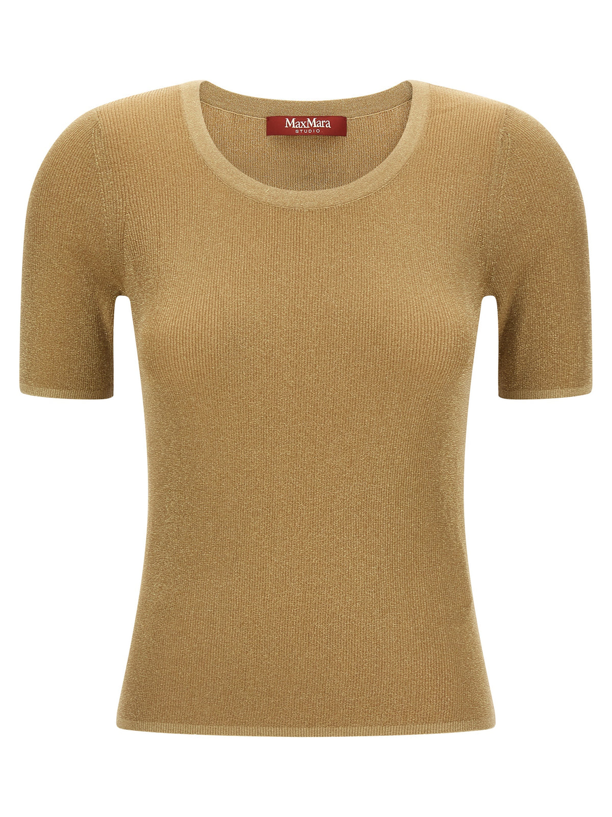 Max Mara Gold Polyamid T-Shirt