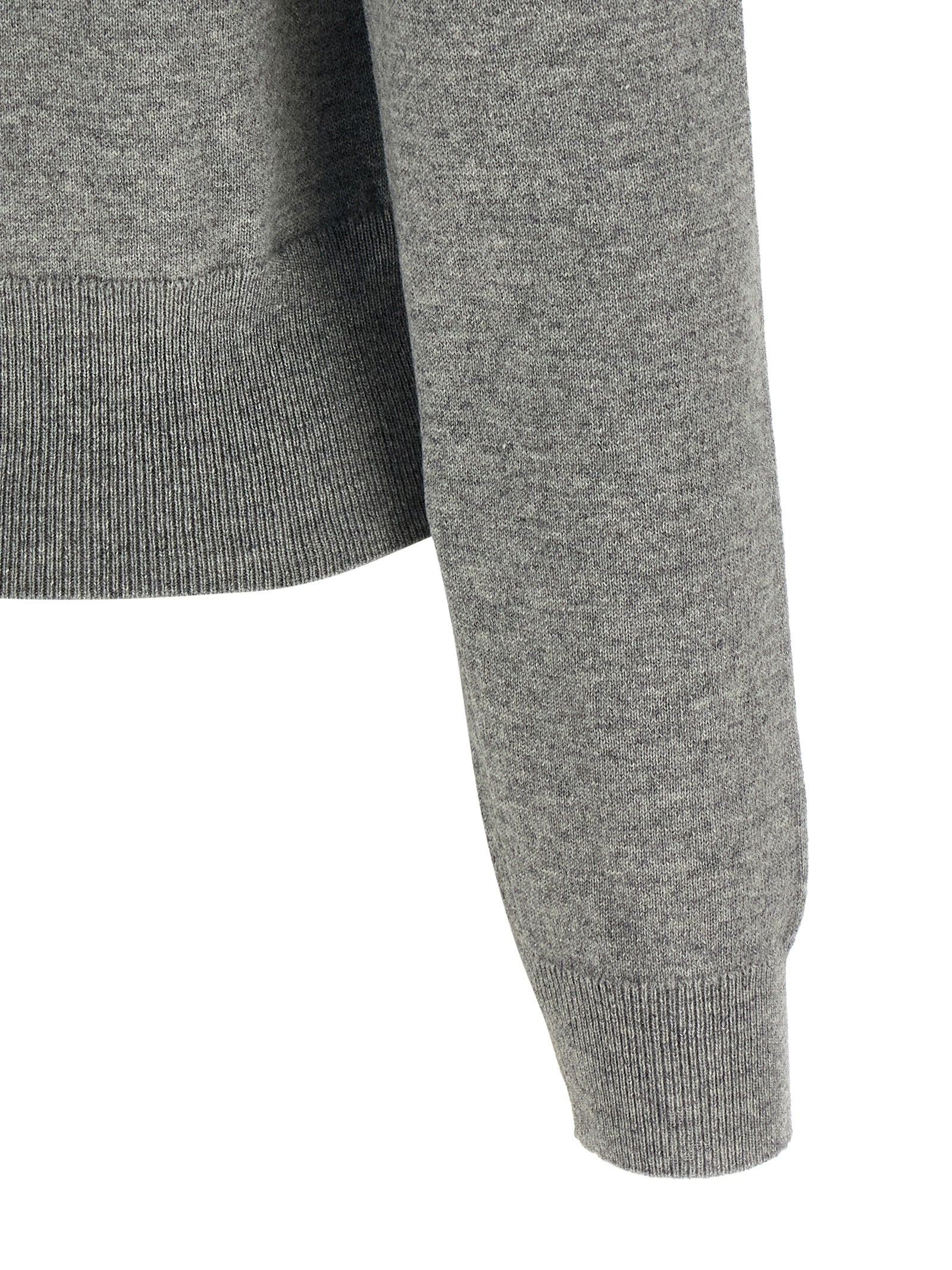 Dolce & Gabbana Grauer Kaschmir-Strickjacke