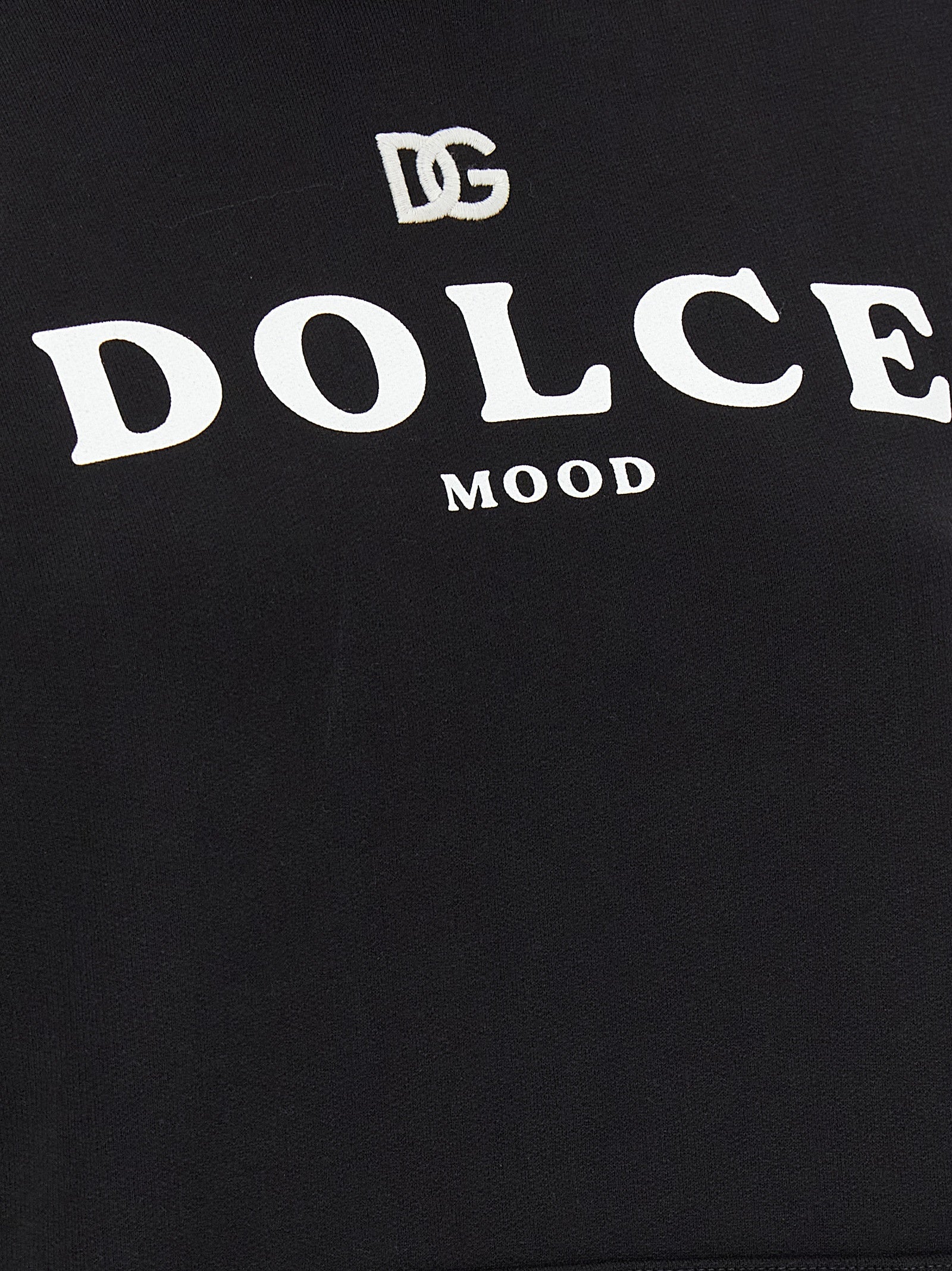 Dolce & Gabbana Schwarzer Baumwoll-Hoodie