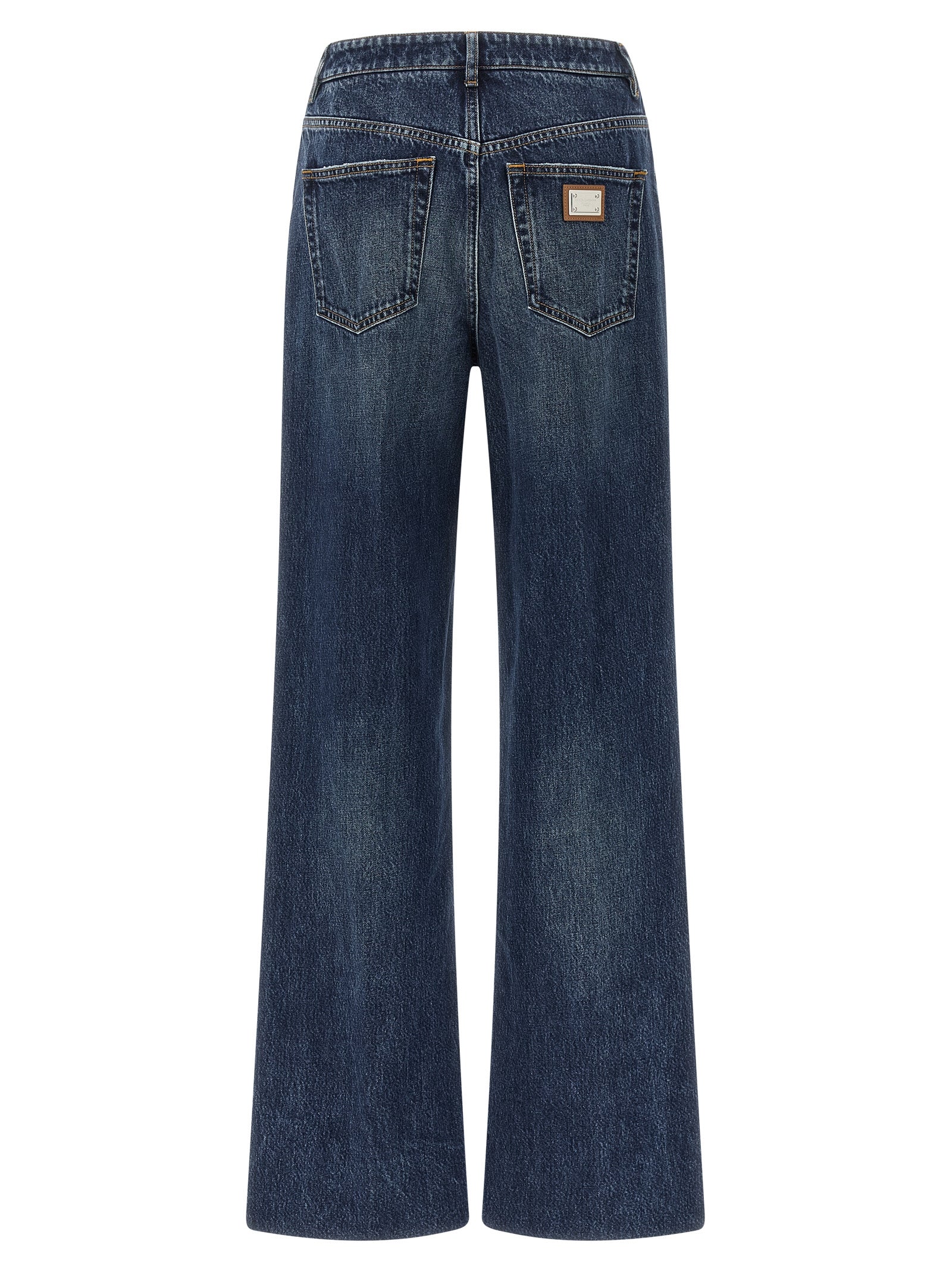 Dolce & Gabbana Blaue Baumwolljeans Denim