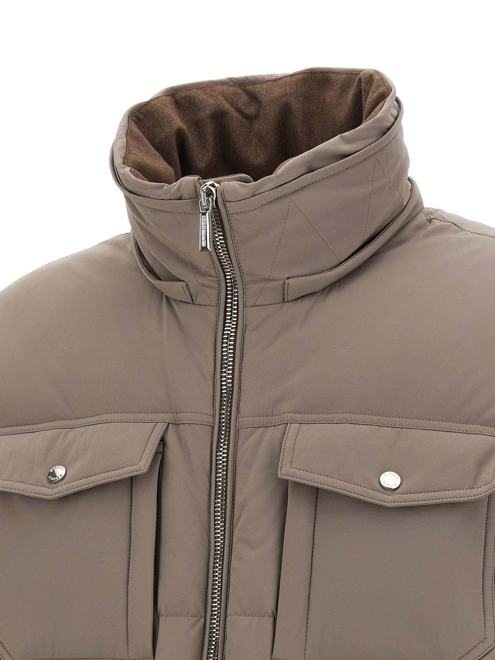 MooRER Grauer Woll-Bomber