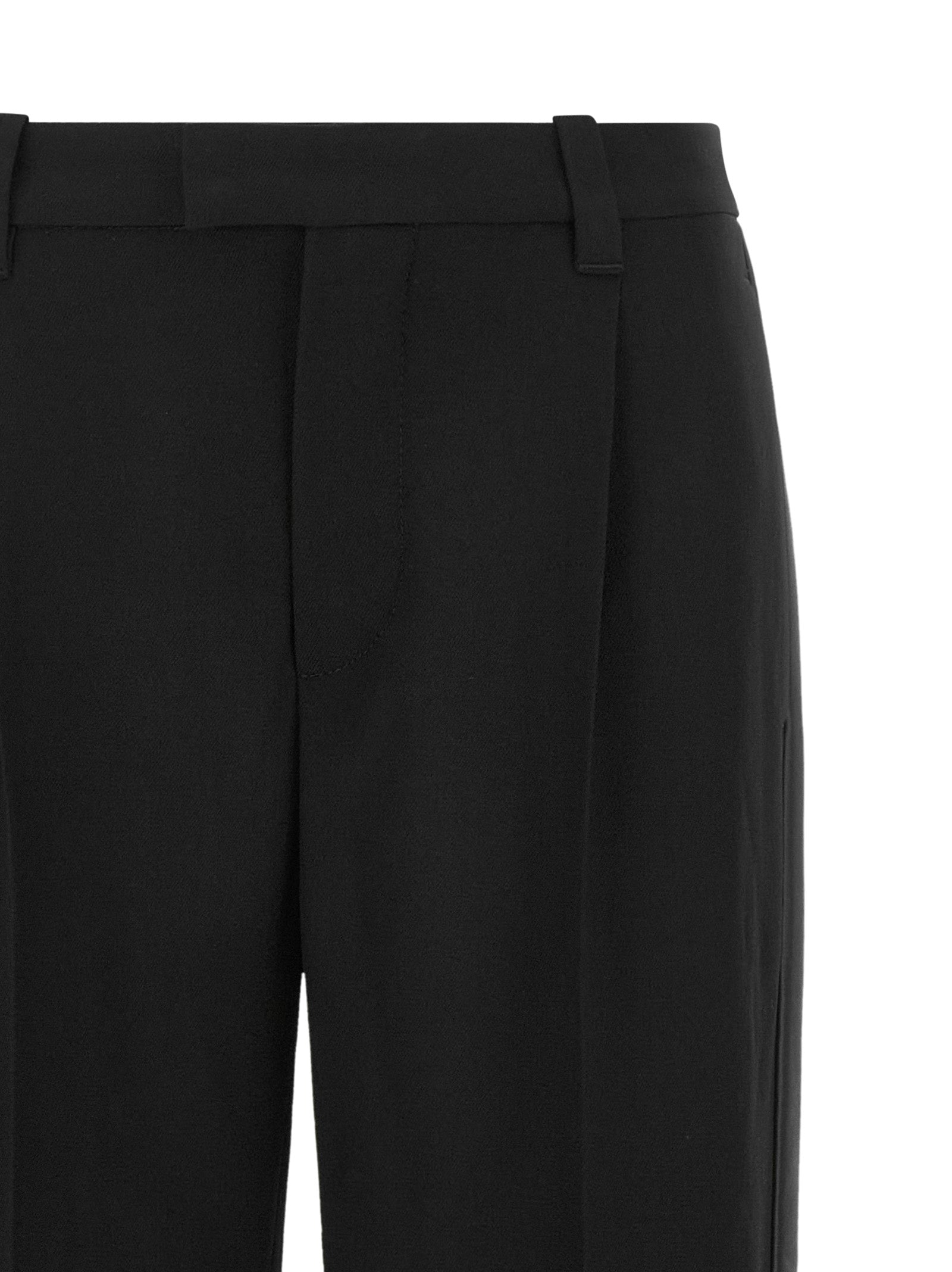 Brunello Cucinelli Schwarze Hose aus reiner Schurwolle