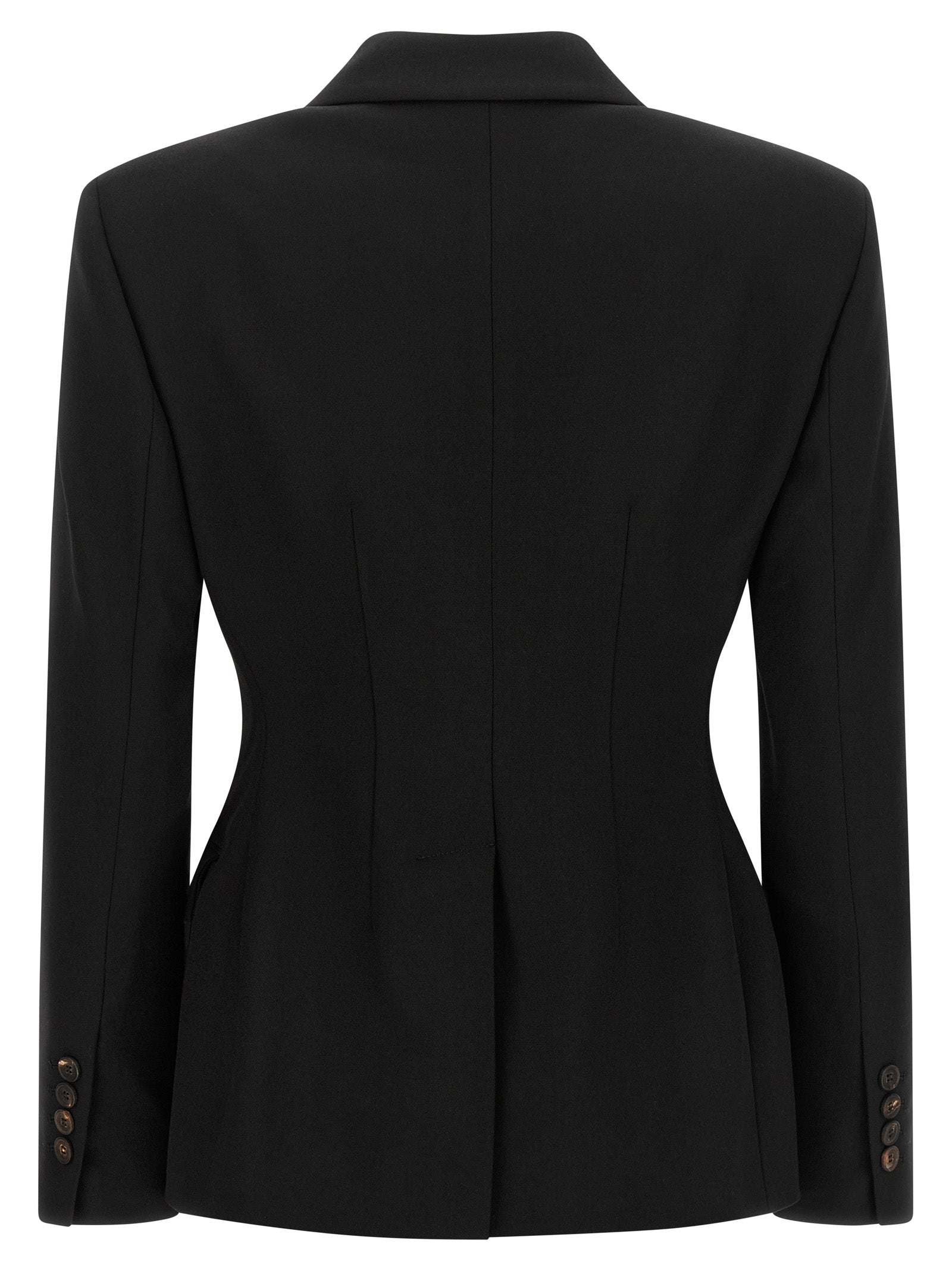 Brunello Cucinelli Schwarzer Blazer aus reiner Schurwolle