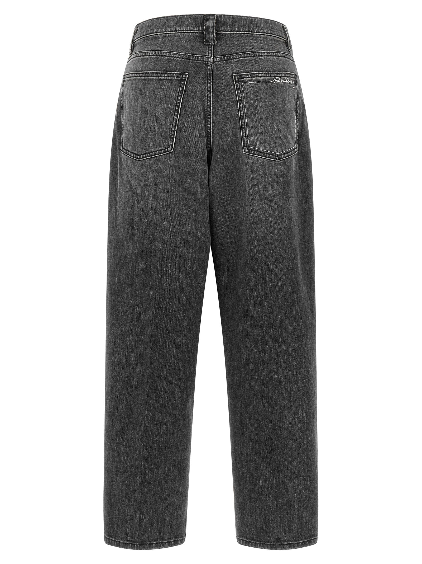 Fabiana Filippi Graue Jeans aus Baumwolle im Relaxed Fit