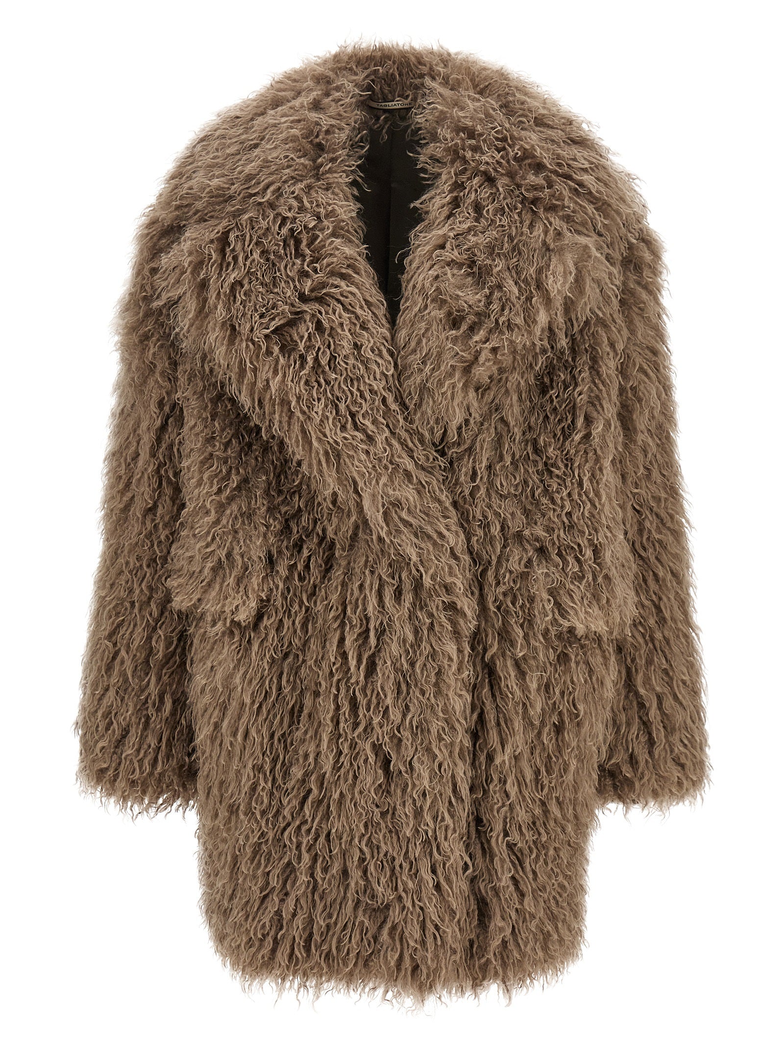 Tagliatore Grauer Wollmantel
