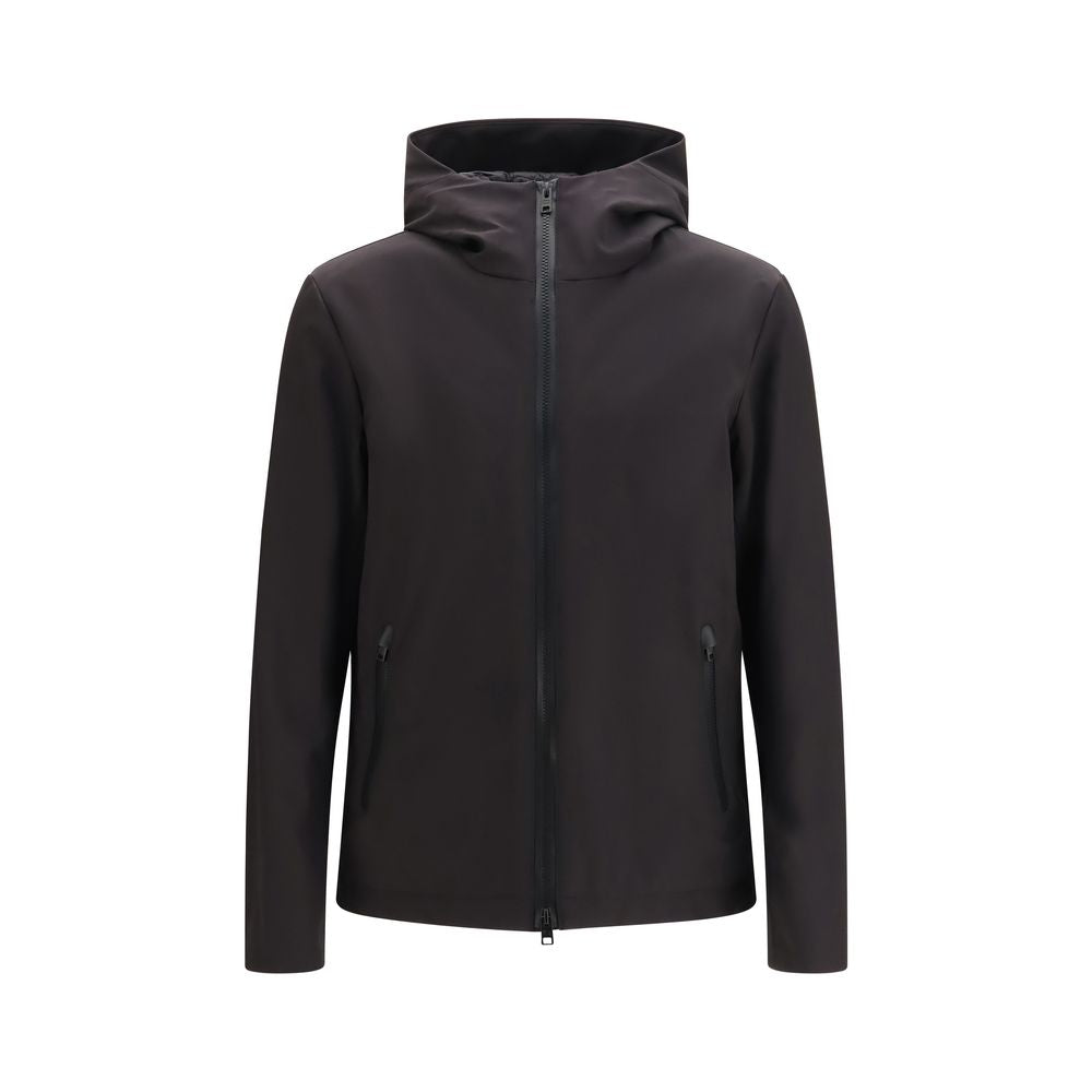 Woolrich Schwarze Shell-Jacke aus Polyester
