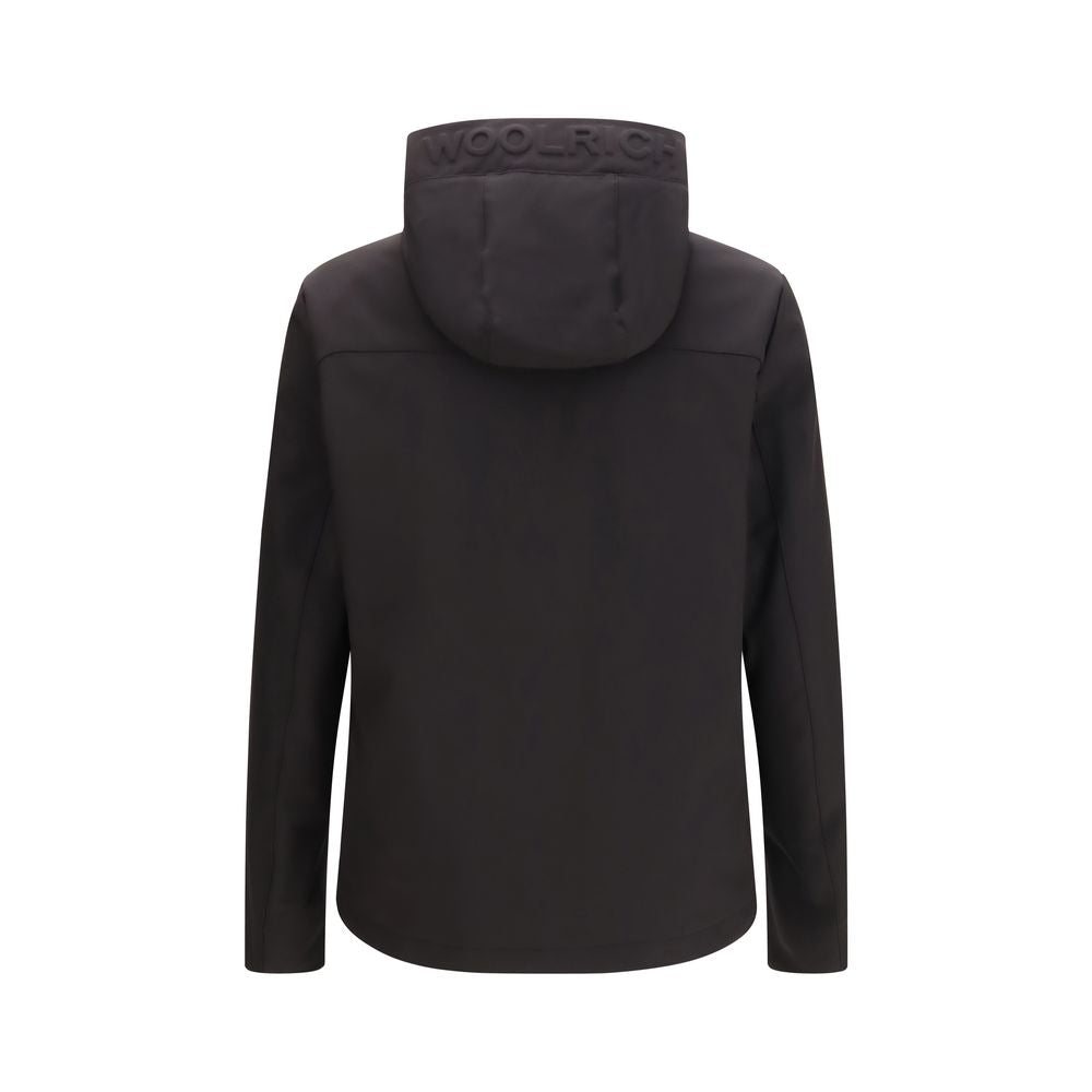 Woolrich Schwarze Shell-Jacke aus Polyester