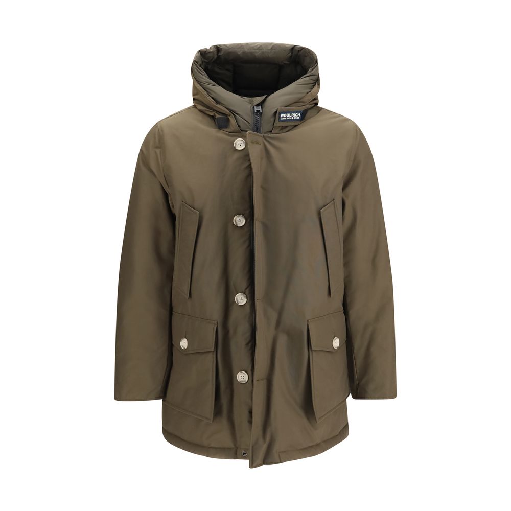 Woolrich Zweifarbiger Daunenmantel