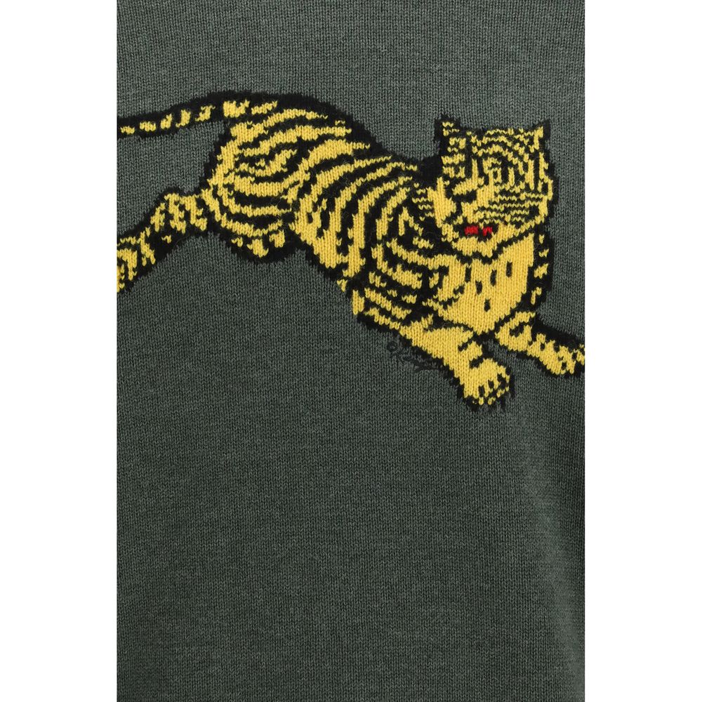 Kenzo Zweifarbiger Baumwollpullover