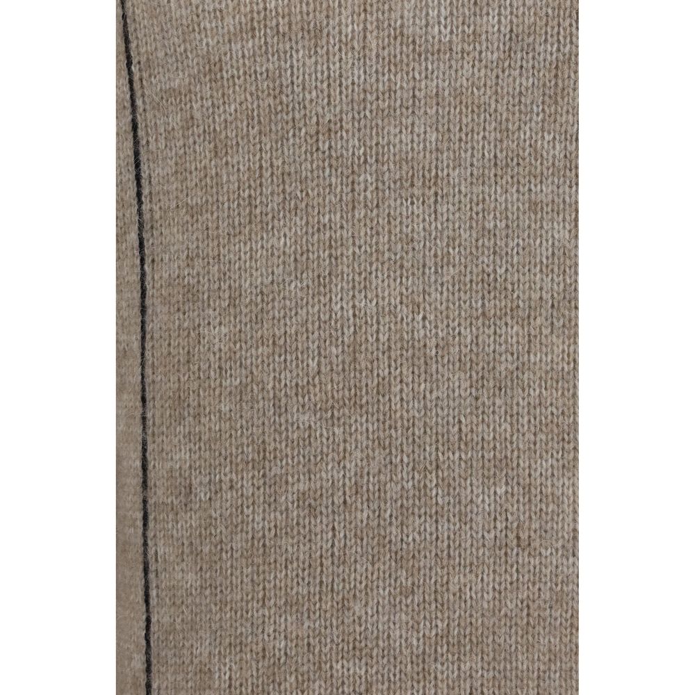 Giorgio Armani Beige Alpaka Vicugna Pacos Hoodie