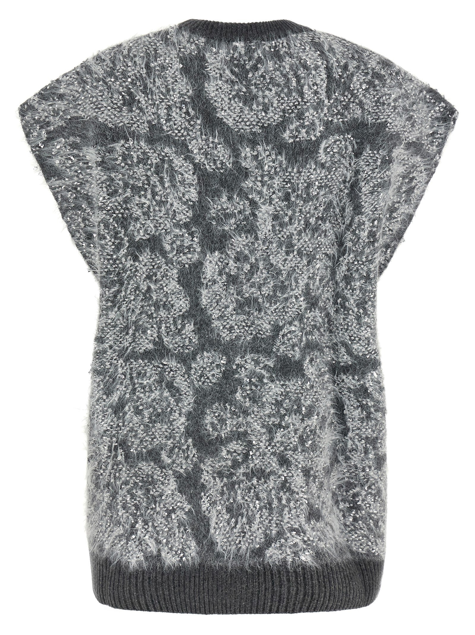 NUDE Grauer Wollcardigan