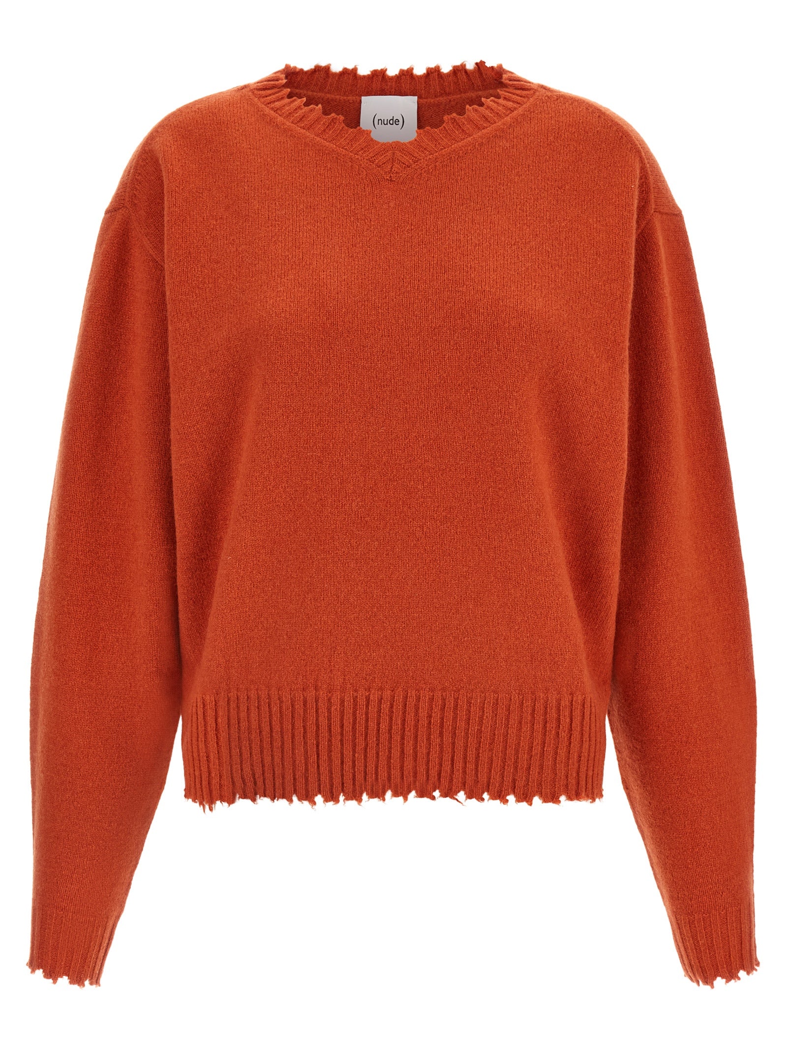 NUDE Orange Kaschmir Cardigan