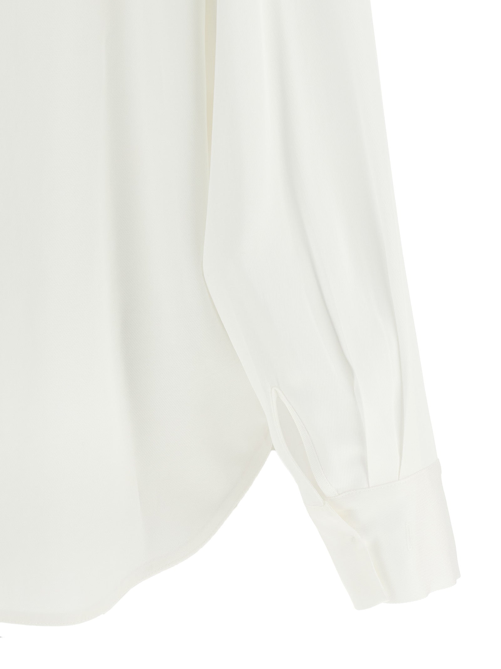 NUDE Weiße Viskose-Bluse