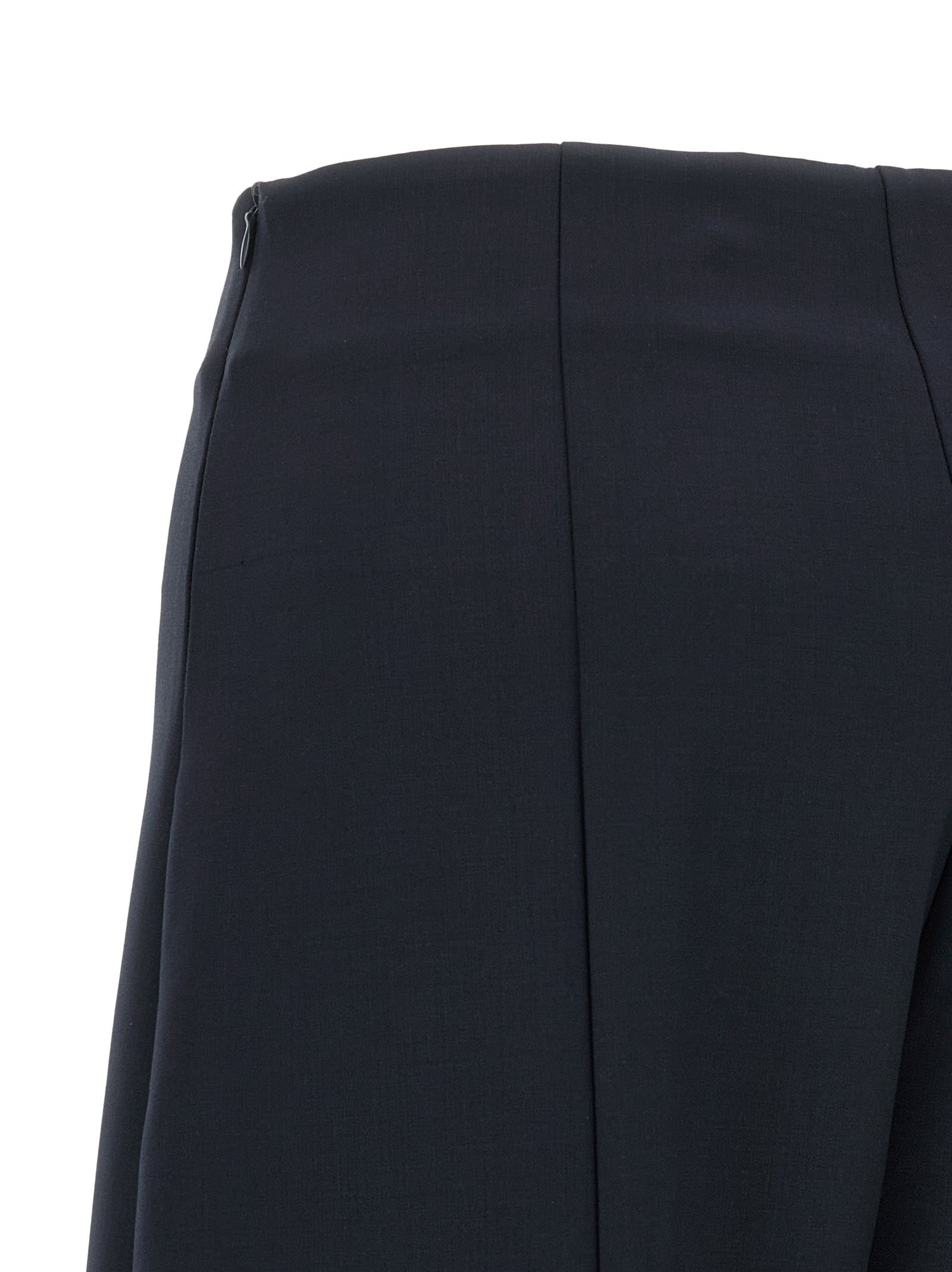 NUDE Blaue Wollhose