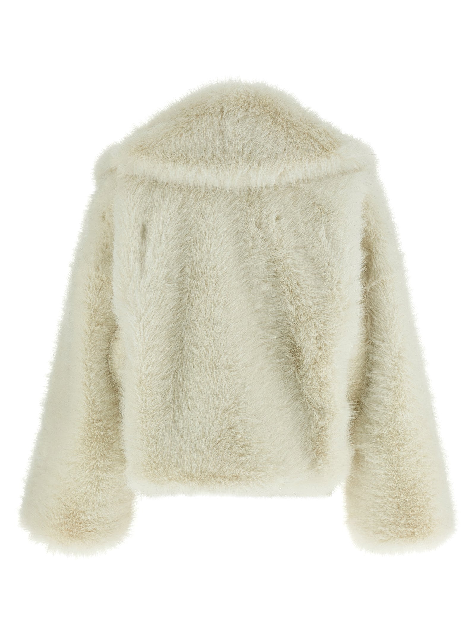 B&B COUTURE Weiße Bikerjacke aus Polyester