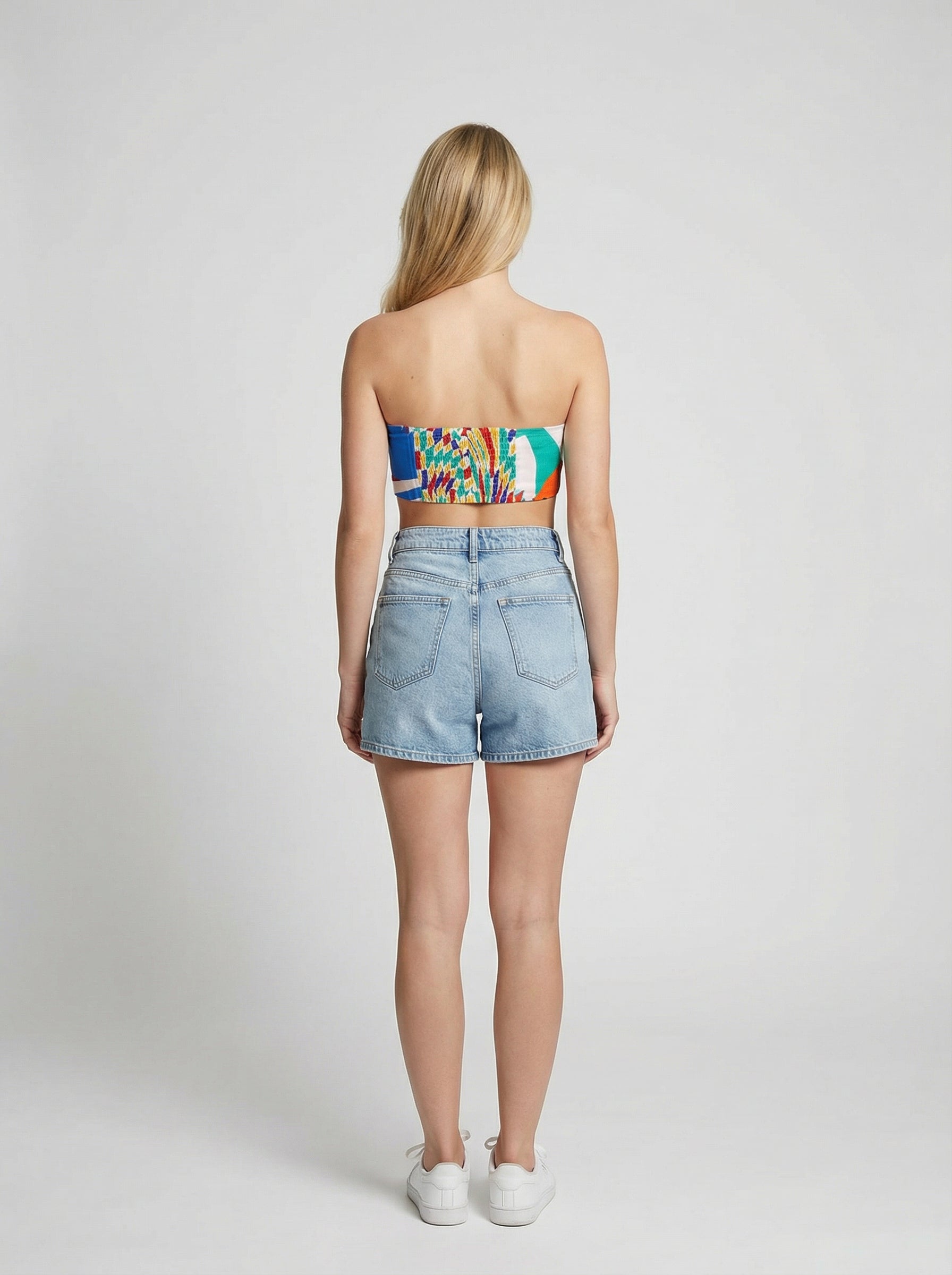 Dolce & Gabbana Mehrfarbige Jeans-Shorts
