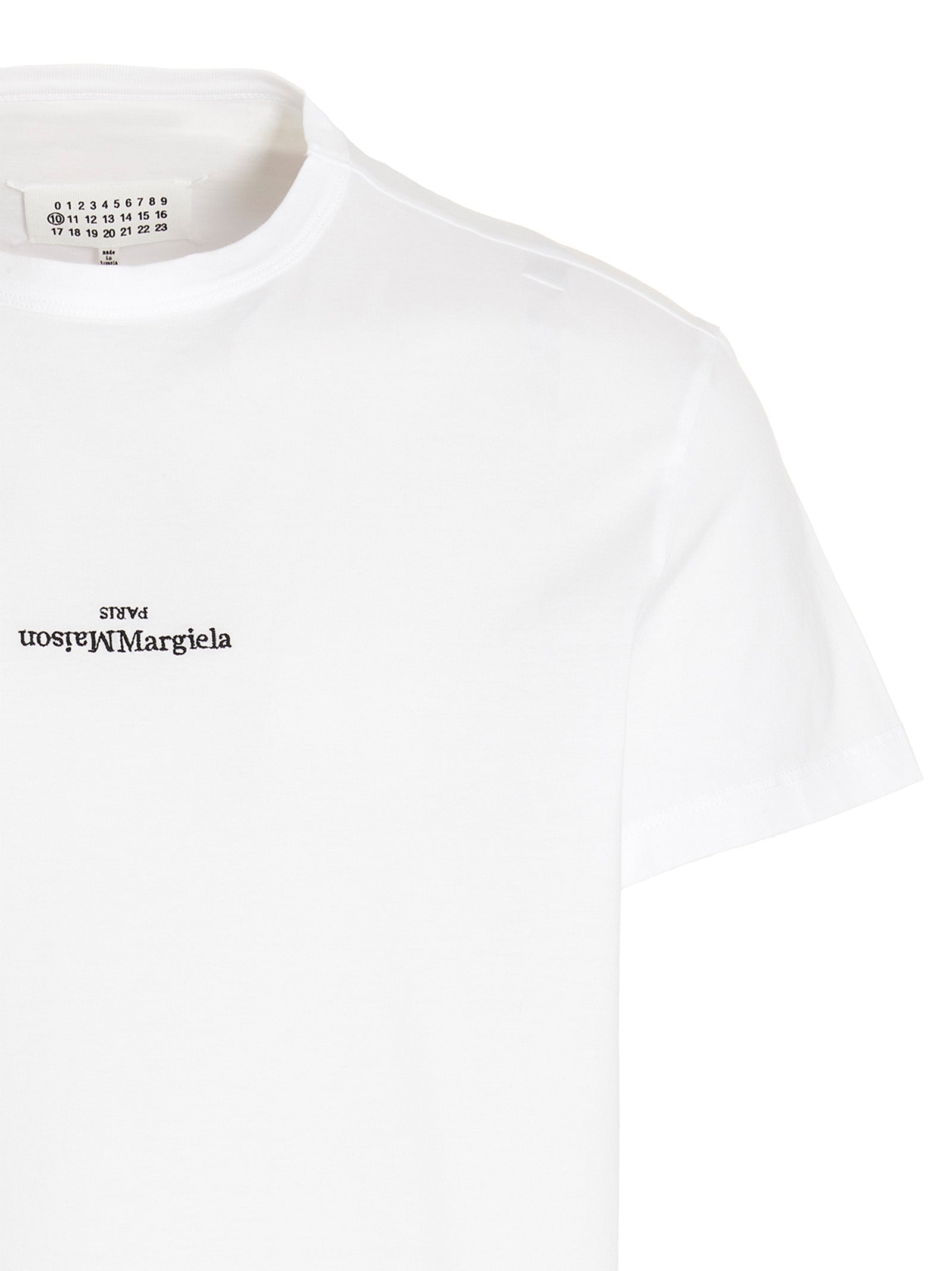 Maison Margiela Weißes Baumwoll-T-Shirt
