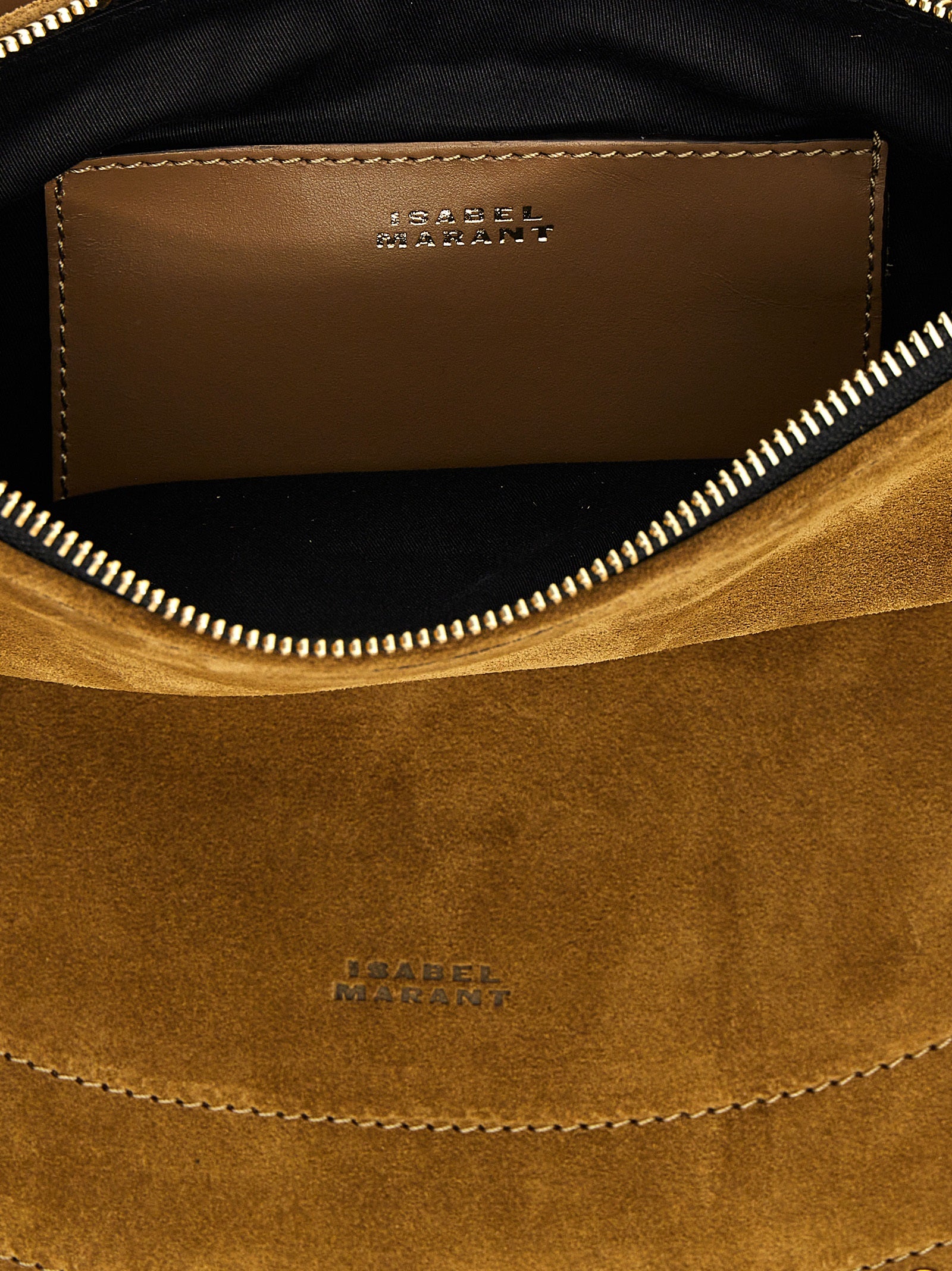 Isabel Marant Braune Ziegenleder-Schultertasche
