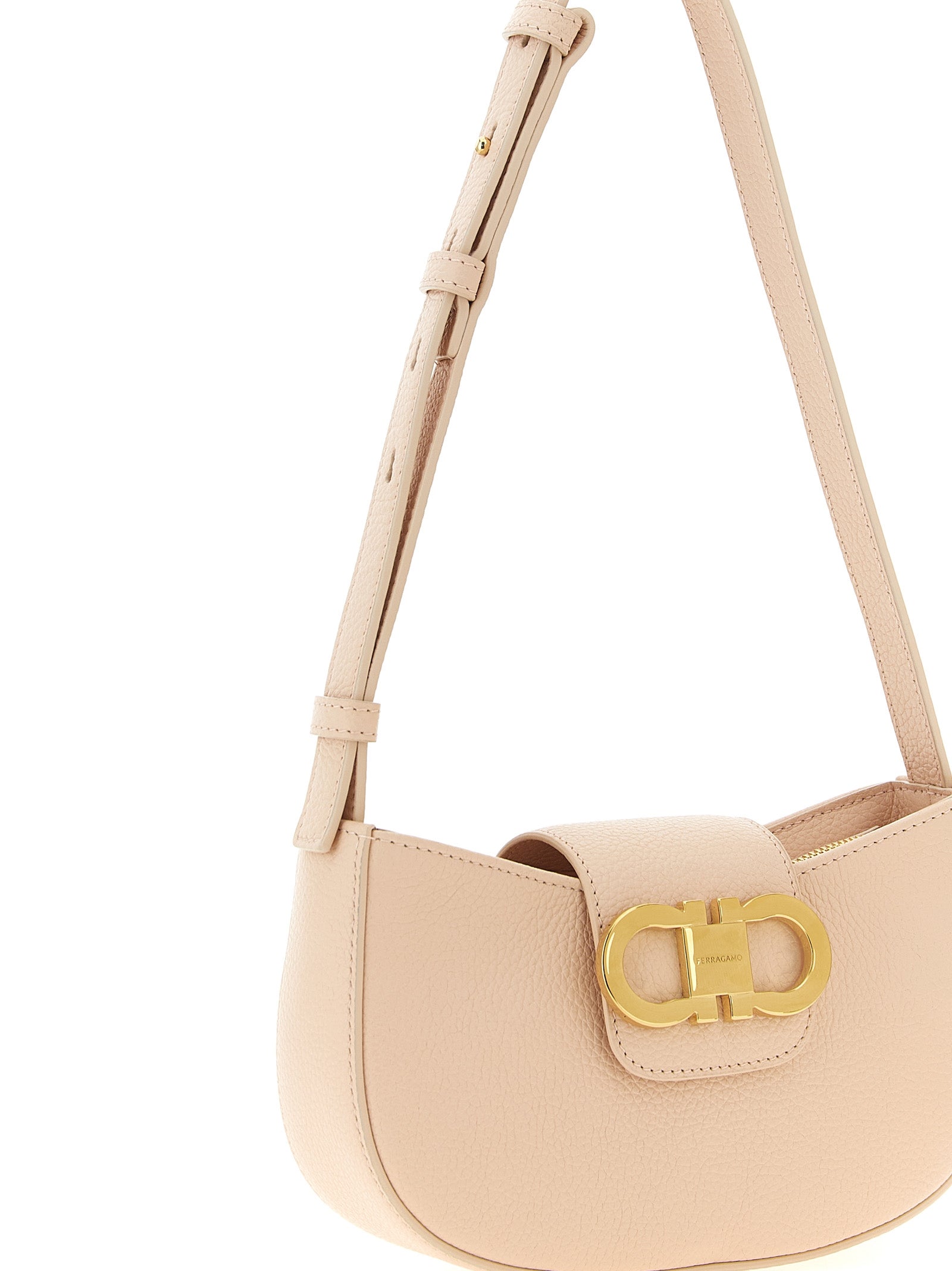 Ferragamo Schultertasche aus mehrfarbigem Kalbsleder