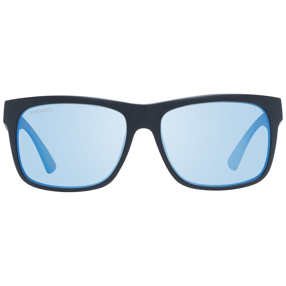 Serengeti Schwarze Sonnenbrille aus Kunststoff