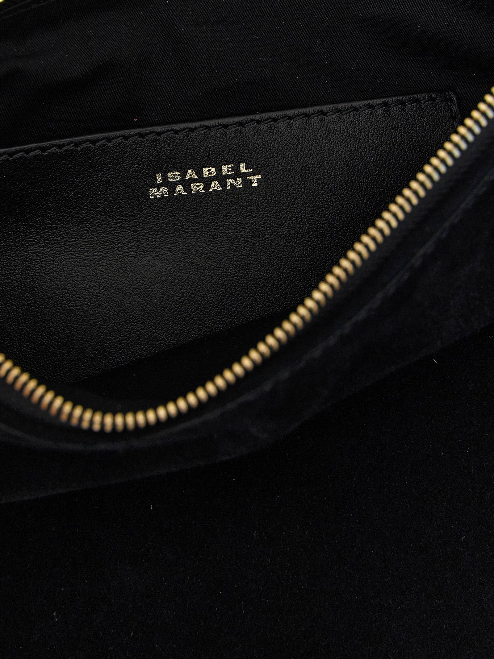 Isabel Marant Schwarze Kalbsleder-Handtasche